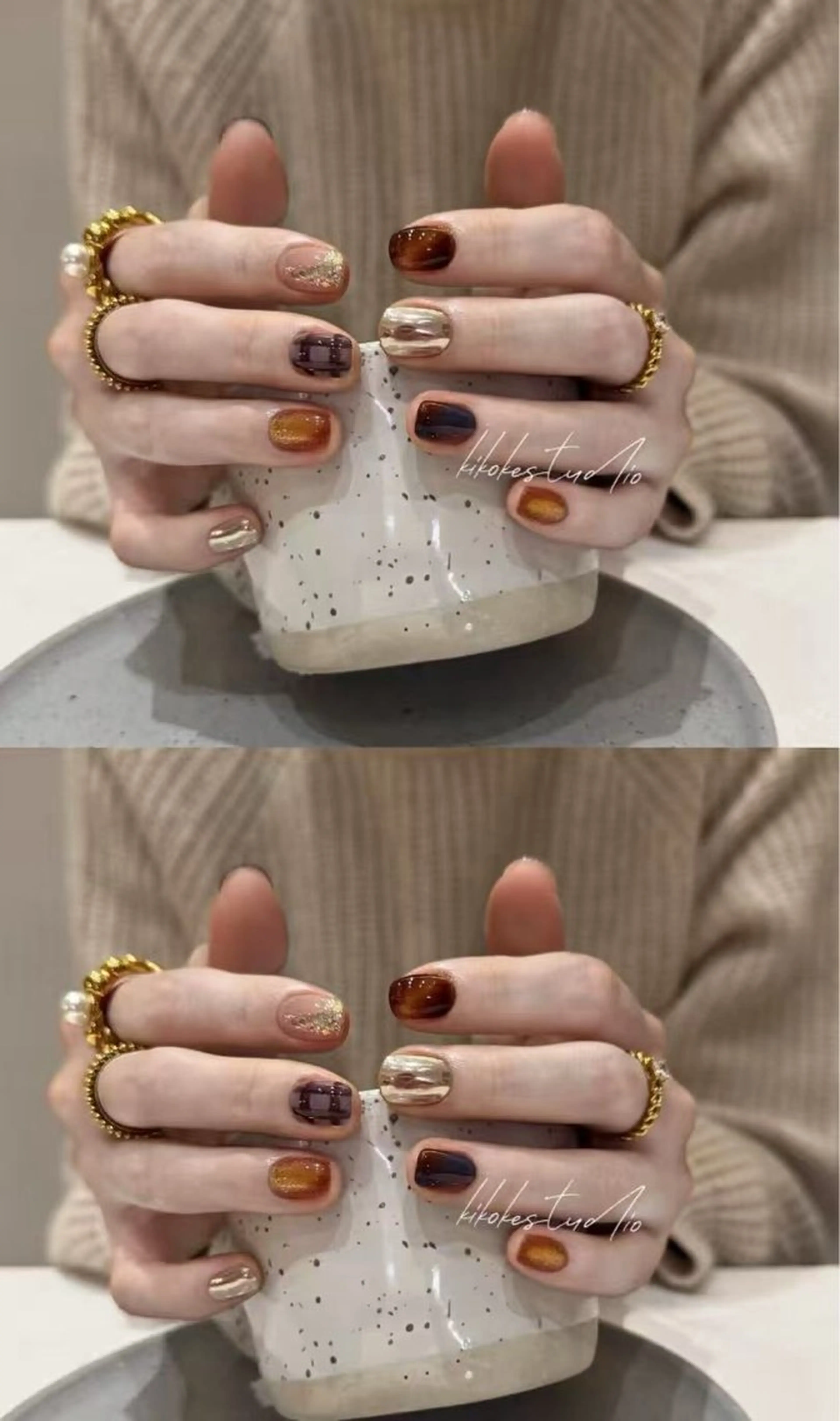 ネイル ✿は✿ぴ ✿ね✿す✿のネイルデザイン