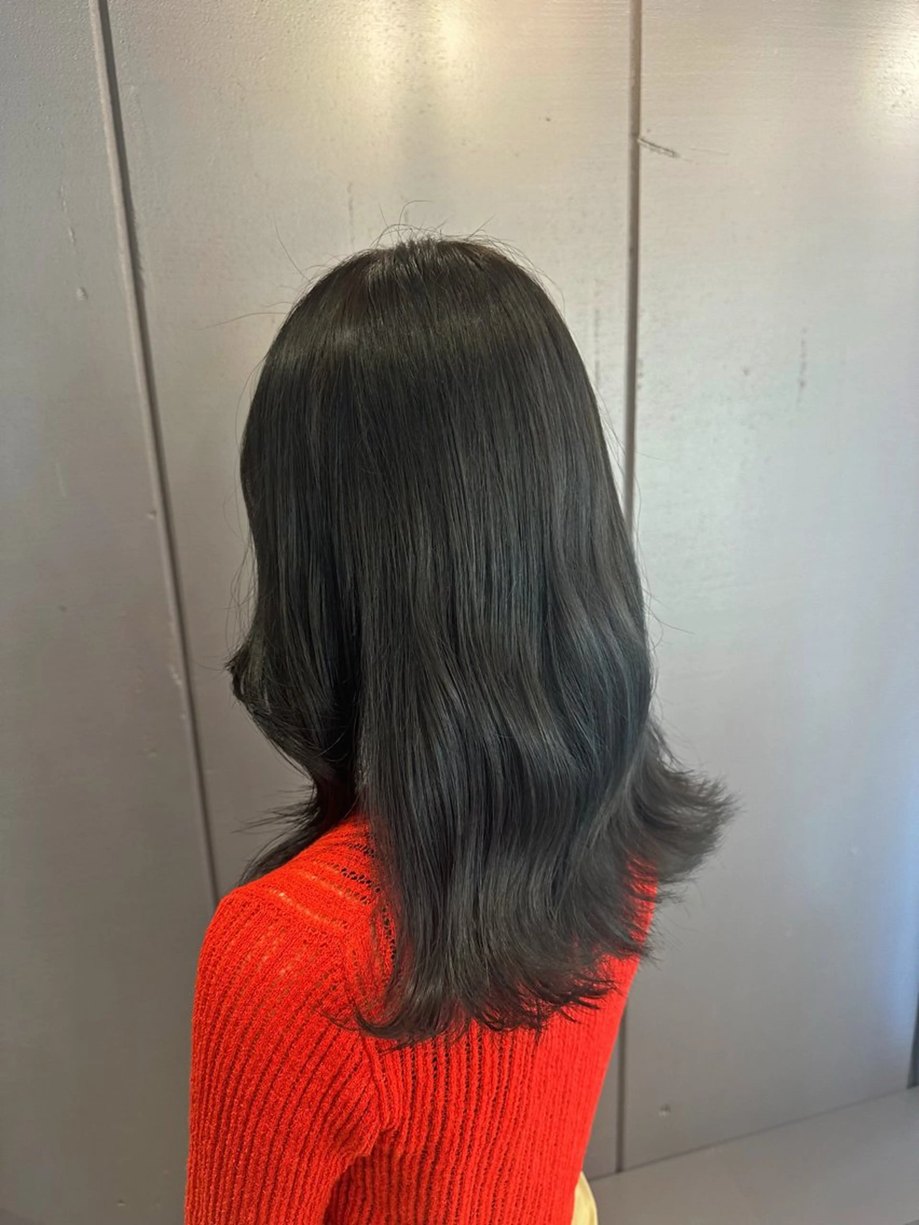 セミロング カラー ヘアカラー ボブ/艶カラー /misako🧺のヘアスタイル