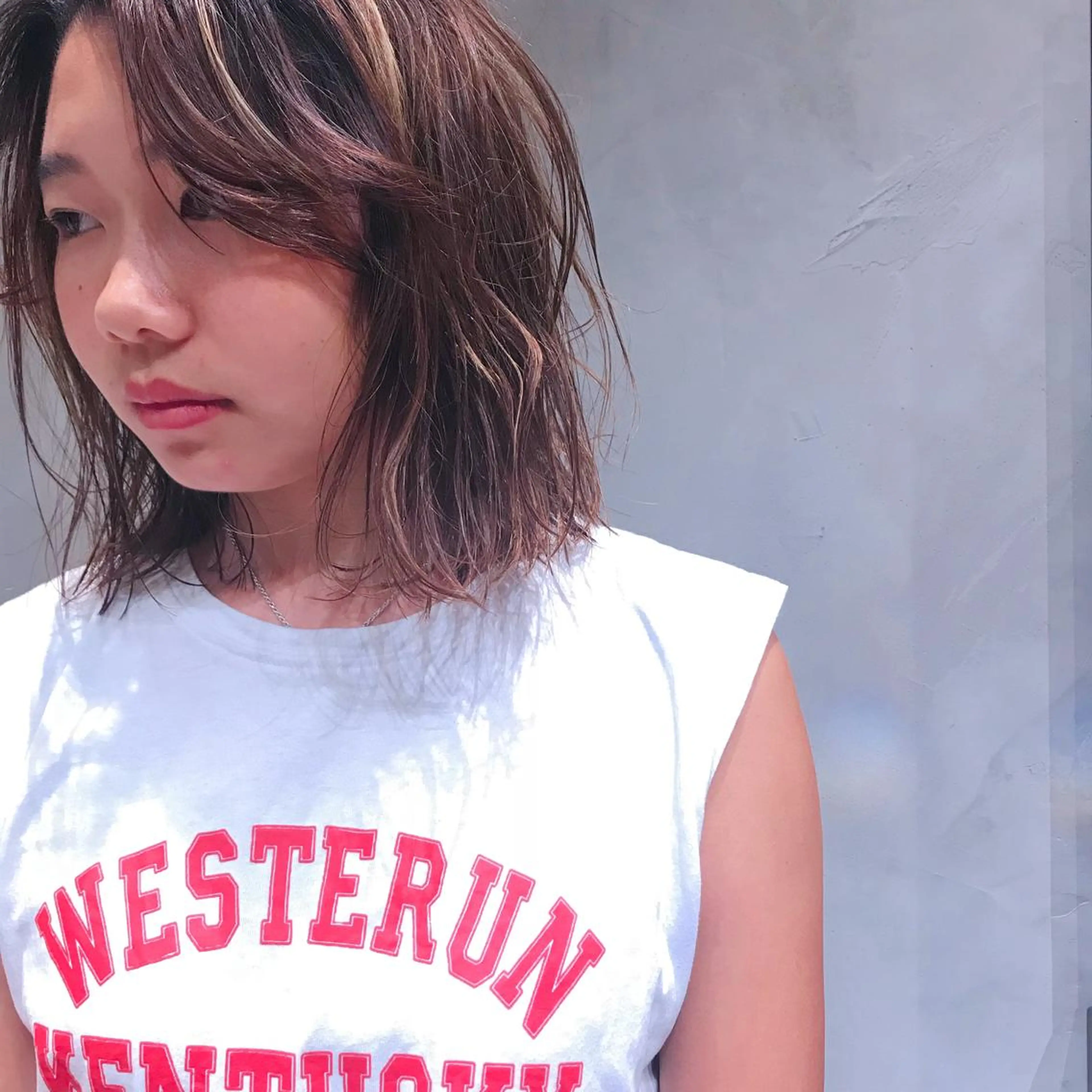 カラー 柔らかブラウン/顔周 りレイヤー♡ユウシのヘアスタイル