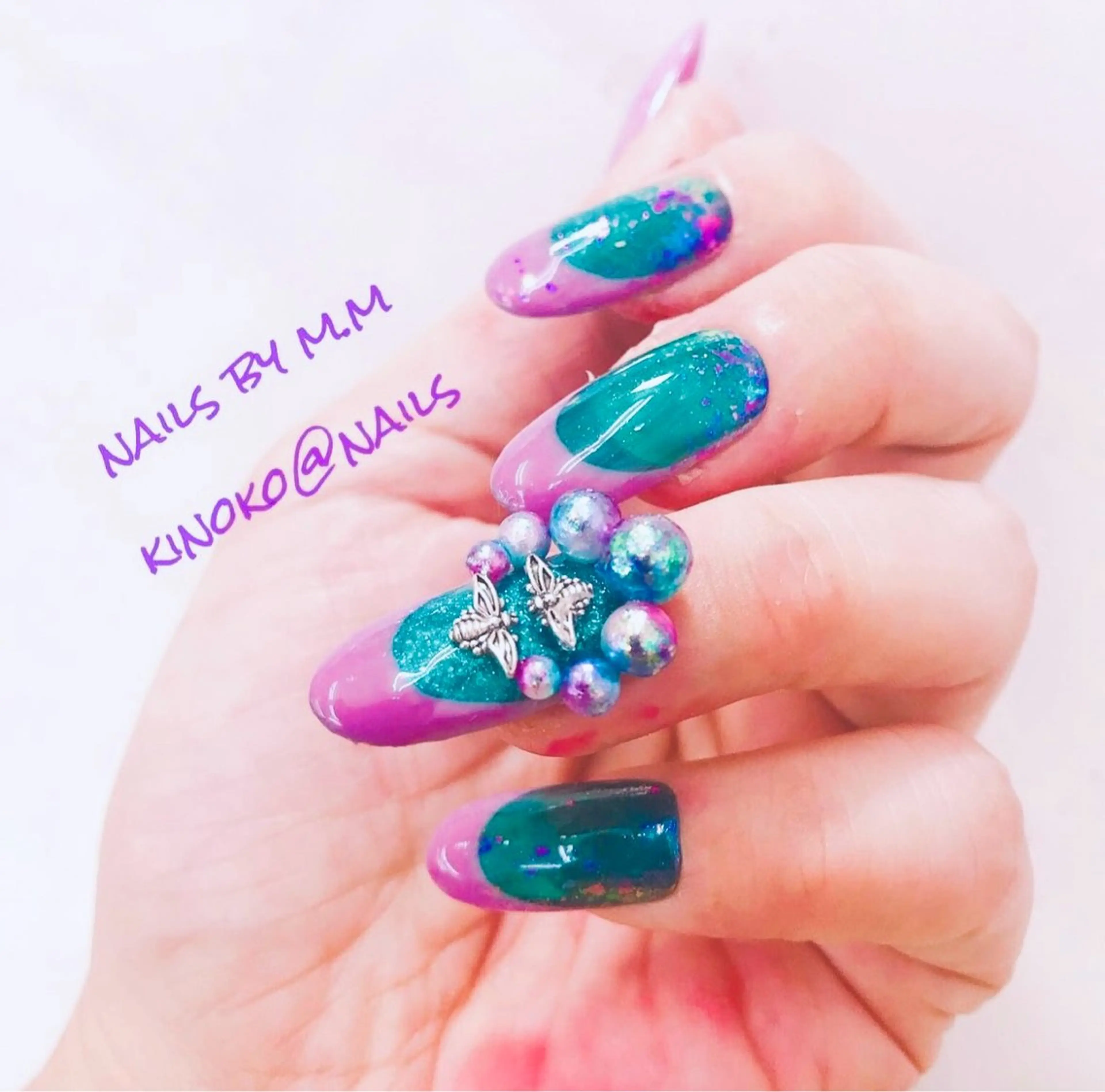 ネイル ハンドネイル 小宇宙所属・小宇宙 近鉄今里徒歩5分🧬のネイルデザイン