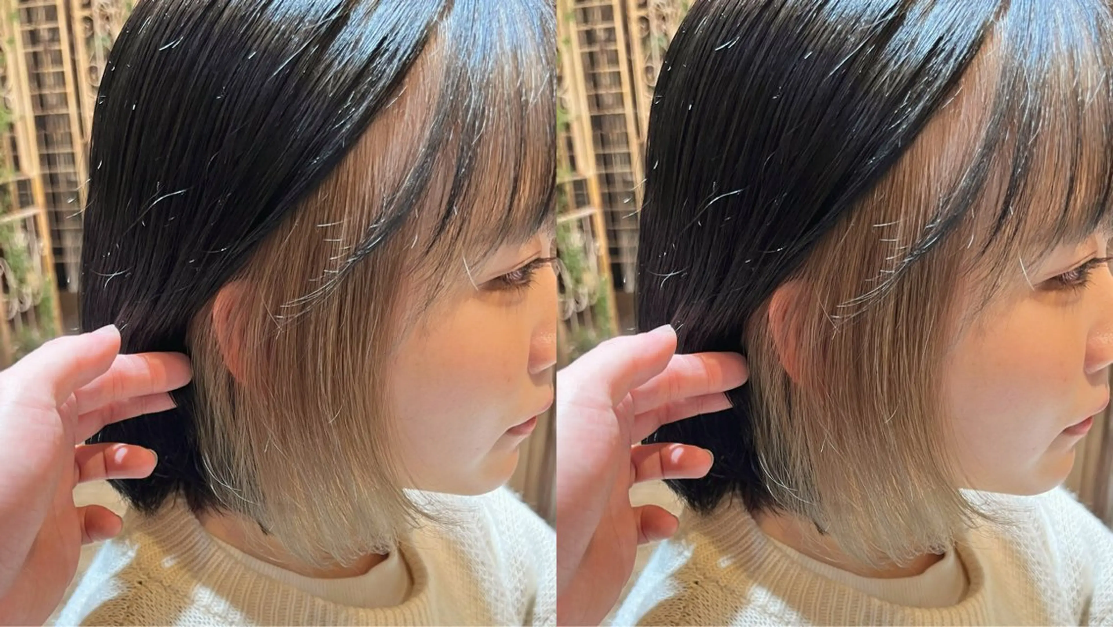 ショート カラー カット ヘアカラー トリートメント 🫧DECORA 🫧望月涼🫧韓国風のヘアスタイル