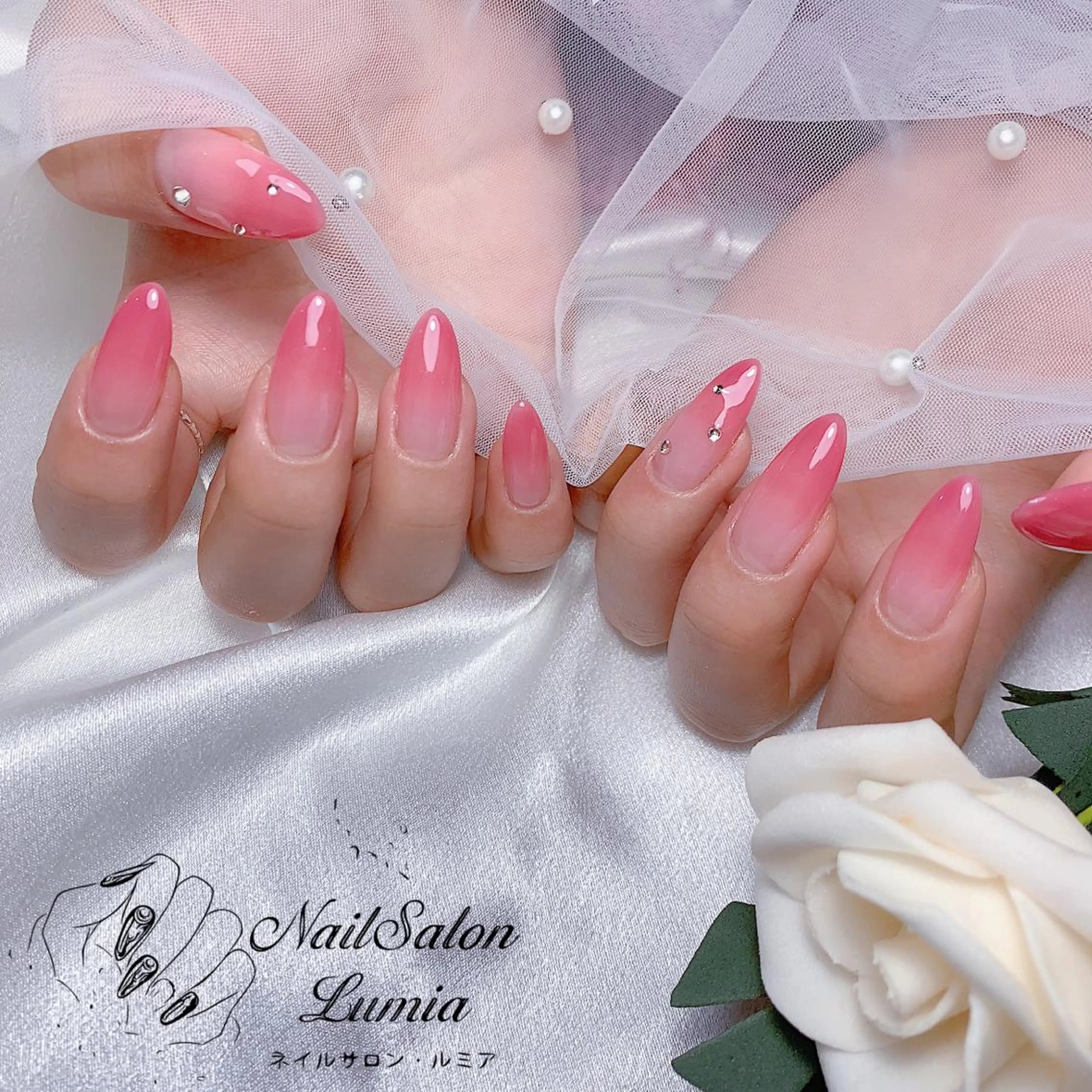 ネイル ハンドネイル ネイルサロン ルミア Lumia 店長のネイルデザイン