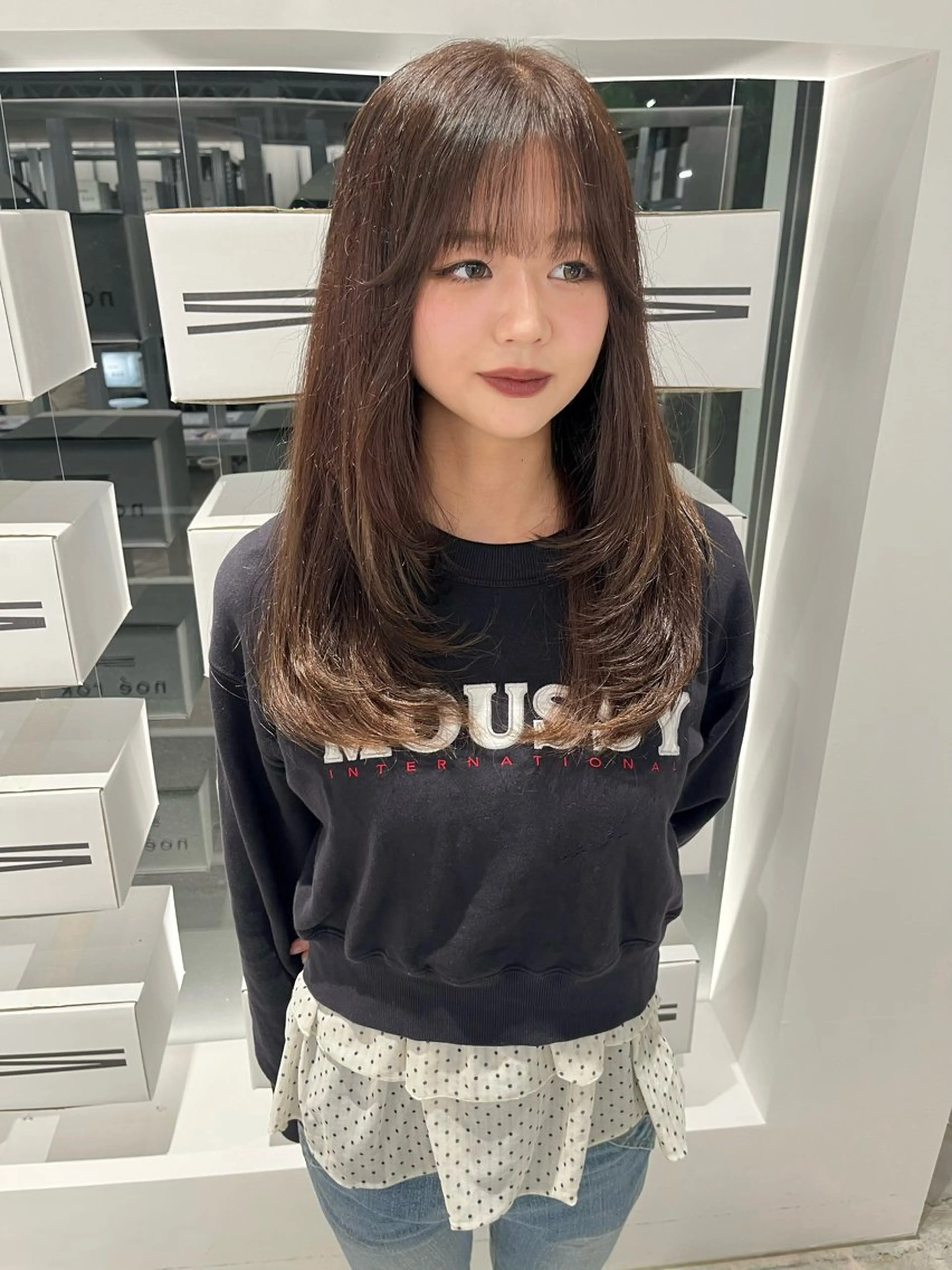 ロング カラー カット ヘアカラー nanase / レイヤーカットのヘアスタイル