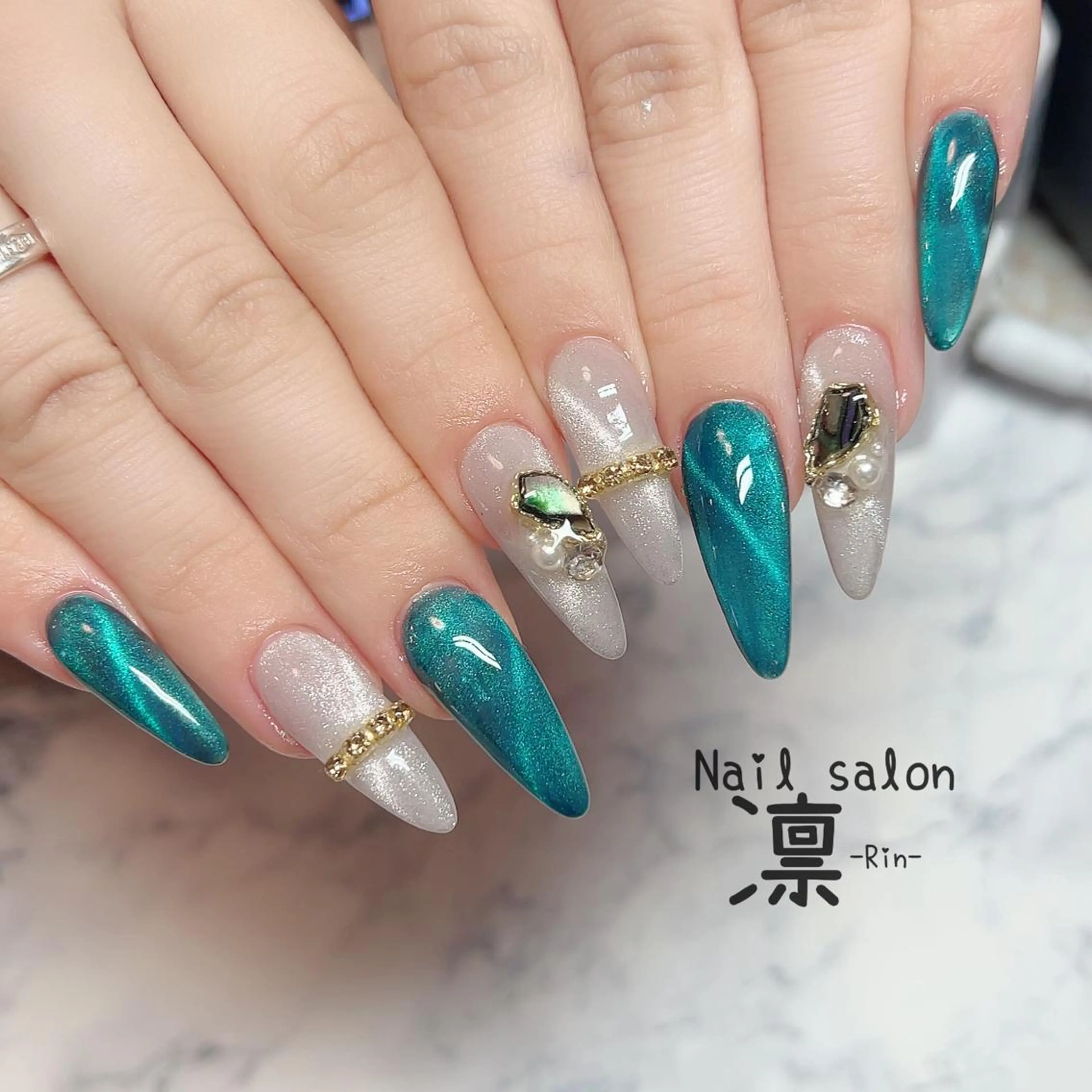 ネイル スカルプネイル private salon凛のネイルデザイン