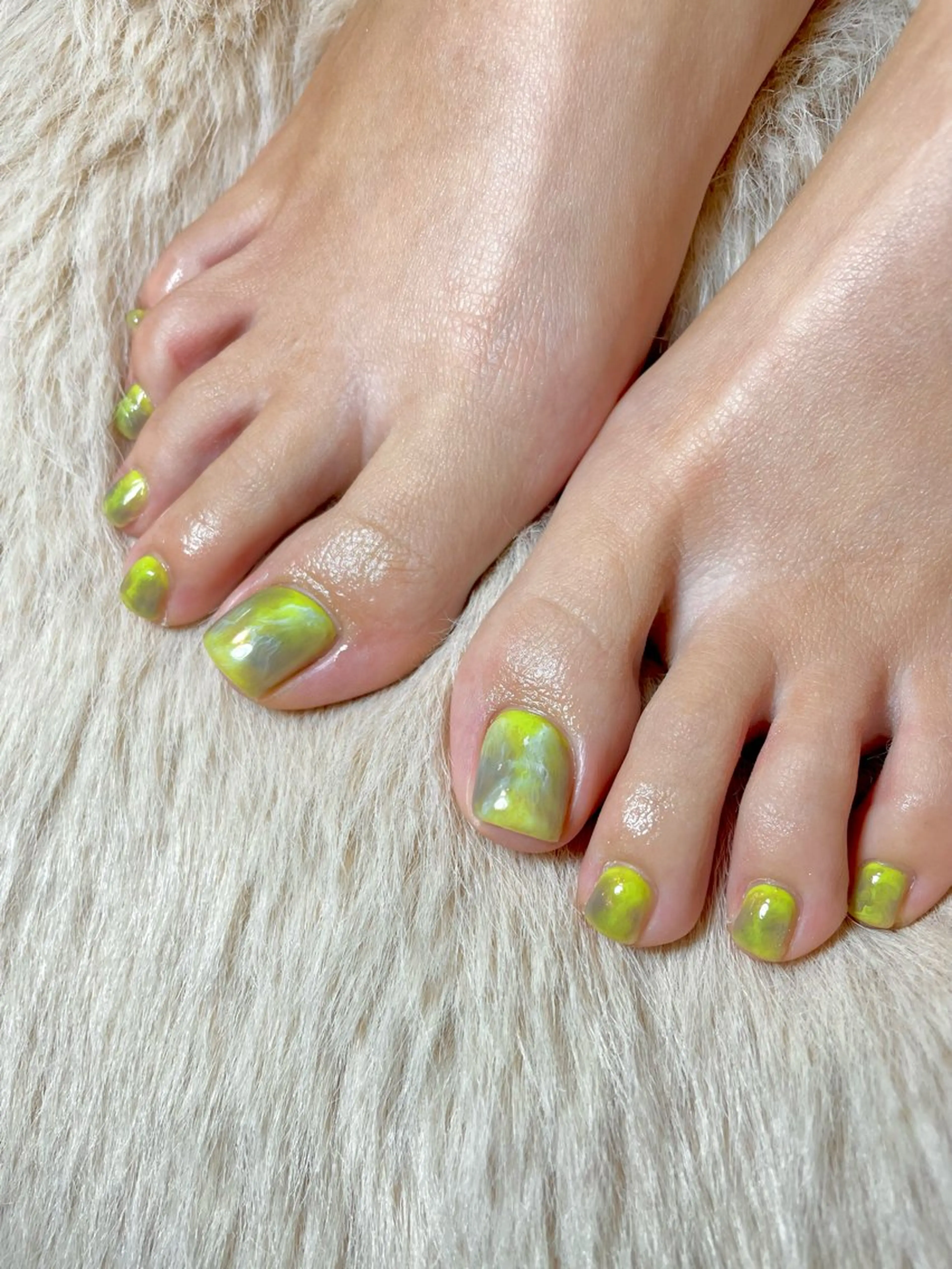 ネイル フットネイル 持ち込み ニュアンスネイル BEAUTY GARDEN 【nail salon unseul】所属・nana .のネイルデザイン