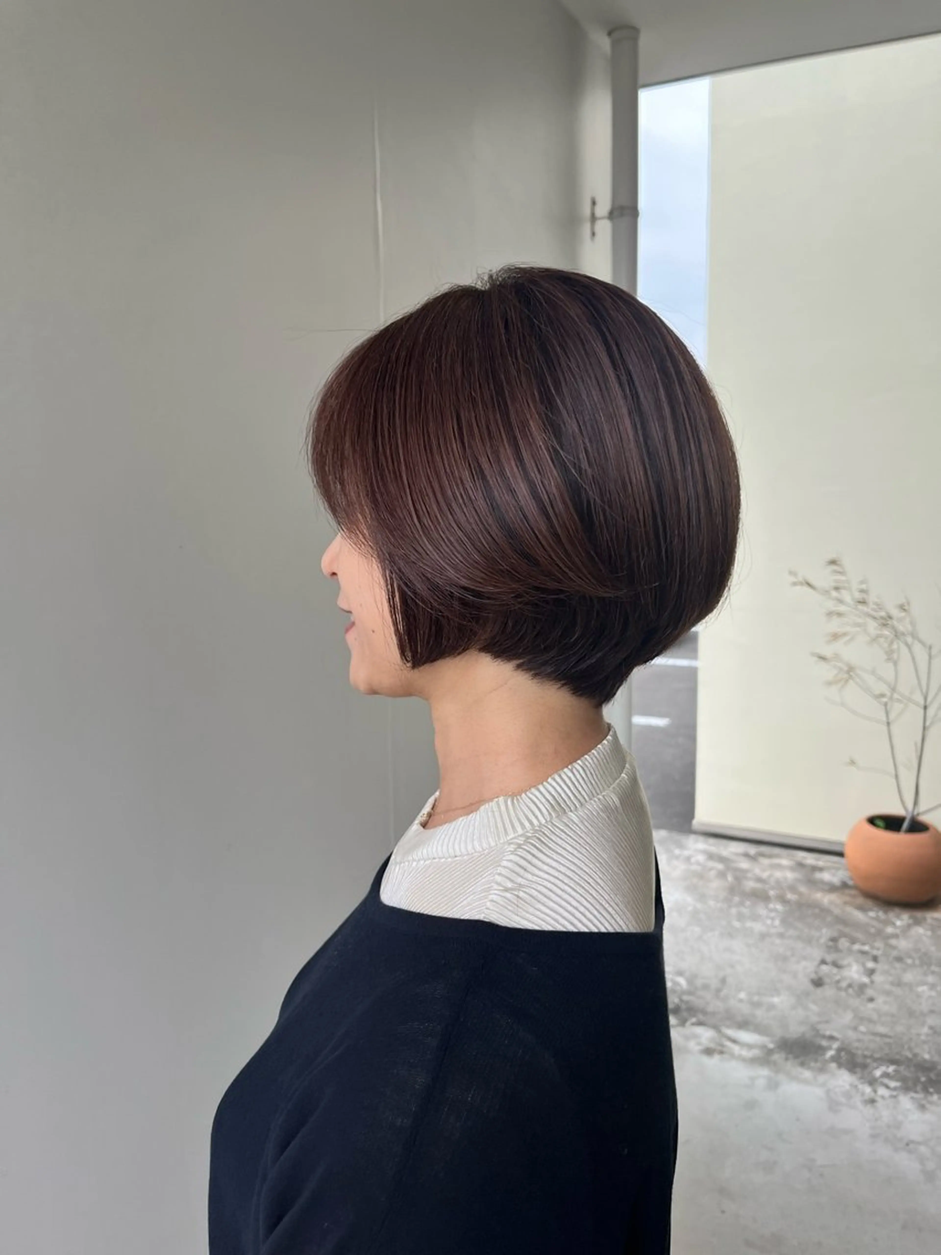 ショート カット ヘアカラー トリートメント 松本 茜のヘアスタイル