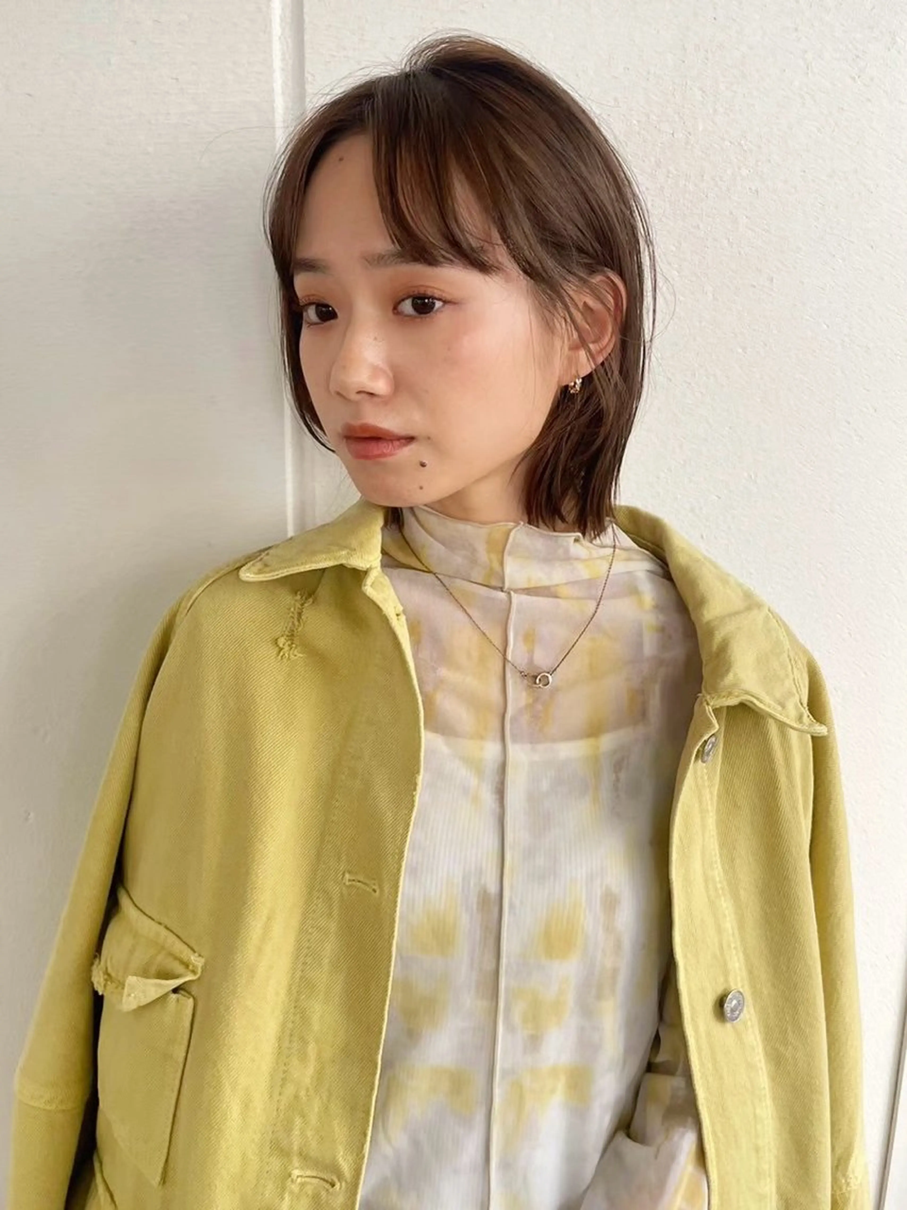 ミディアム Farbe🤍 新築new Openのヘアスタイル