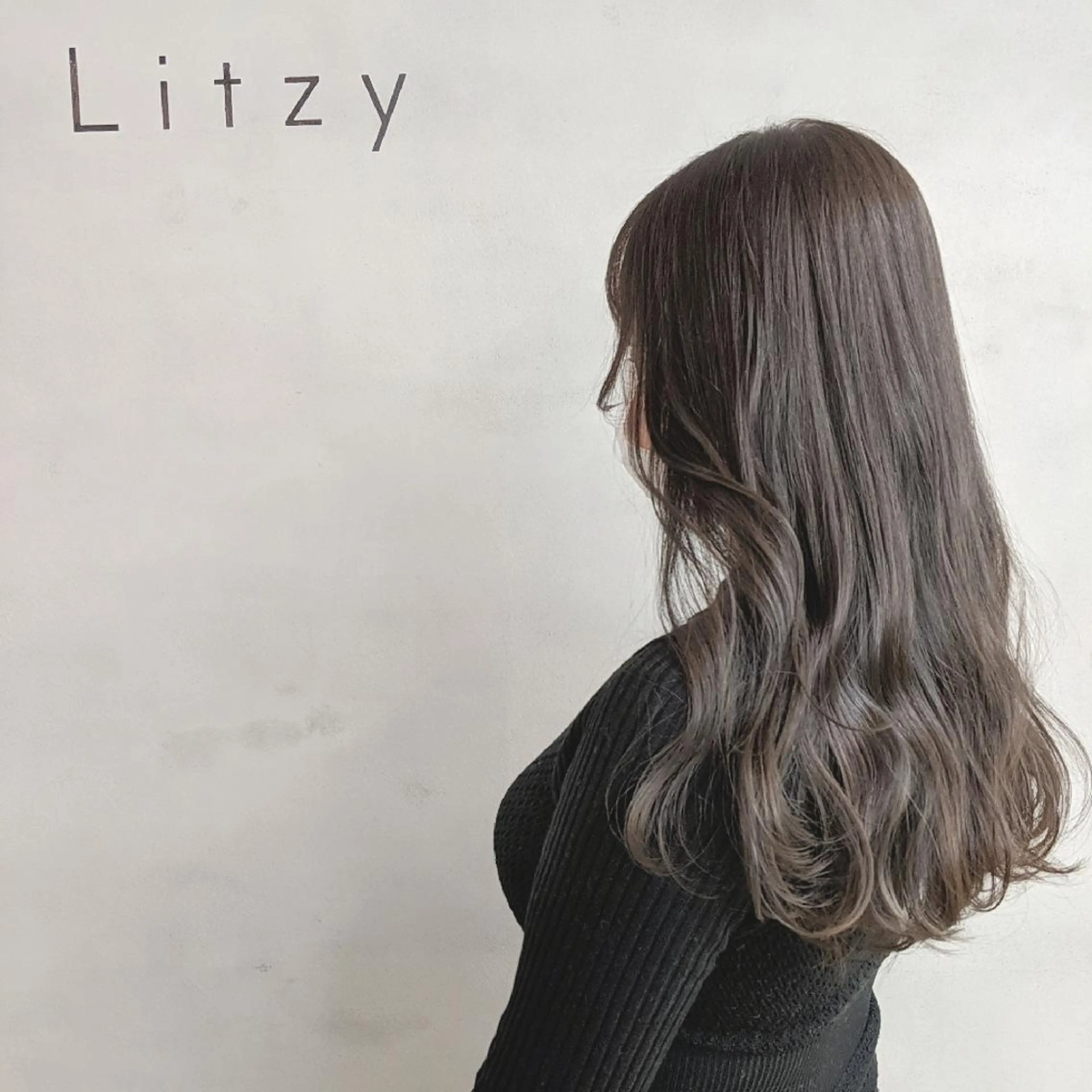 ロング カラー 透明感カラー PRIVATE SALON EYES所属・EYES リアのマツエク・マツパデザイン