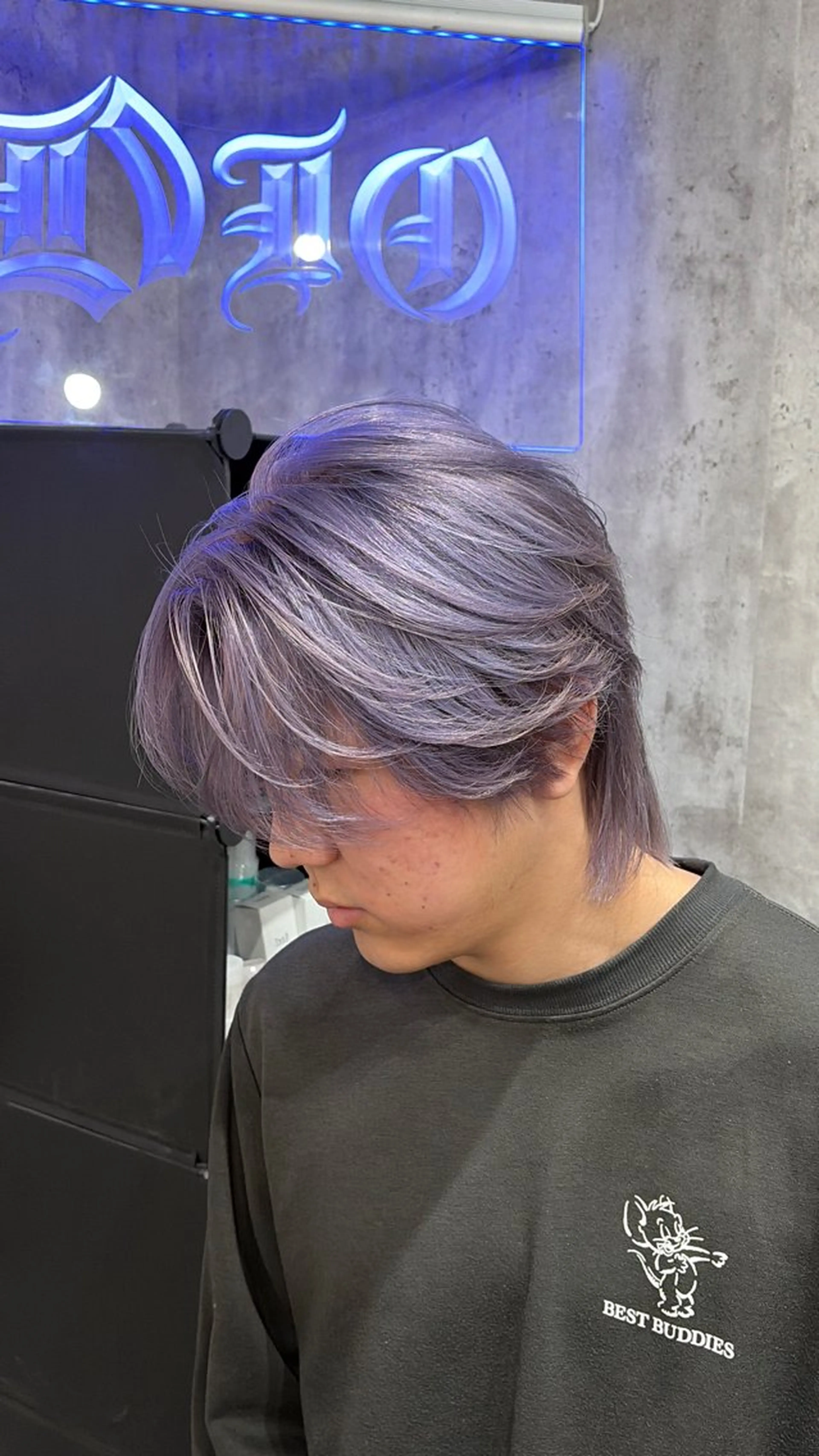 ミディアム カラー メンズ 🦄カイ/メンズ 韓国ヘア/パーマ🦄のヘアスタイル