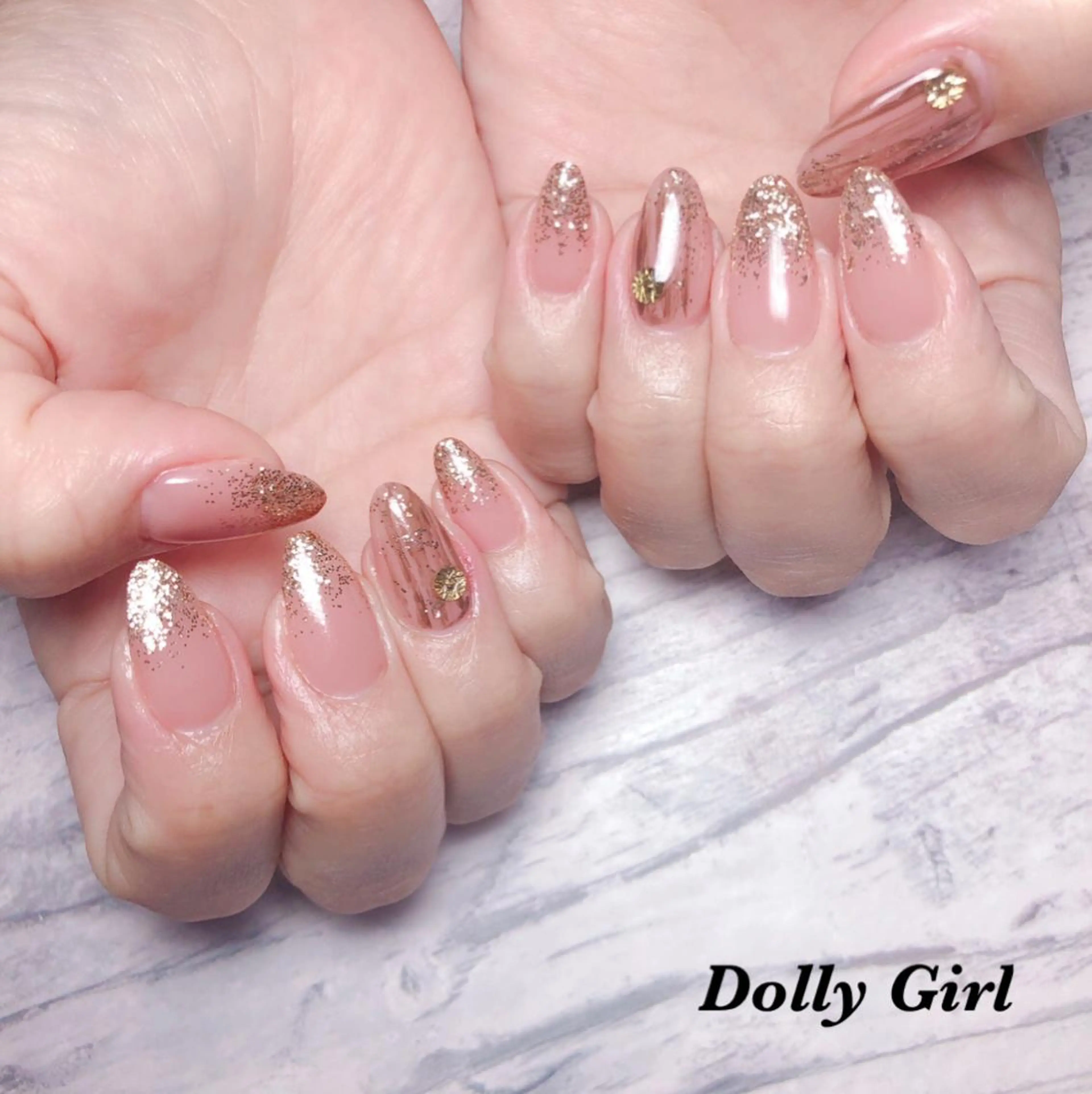 ネイル 個室ネイルサロンDolly  Girl〜ドーリーガール〜所属・DollyGirl KYOKOのネイルデザイン