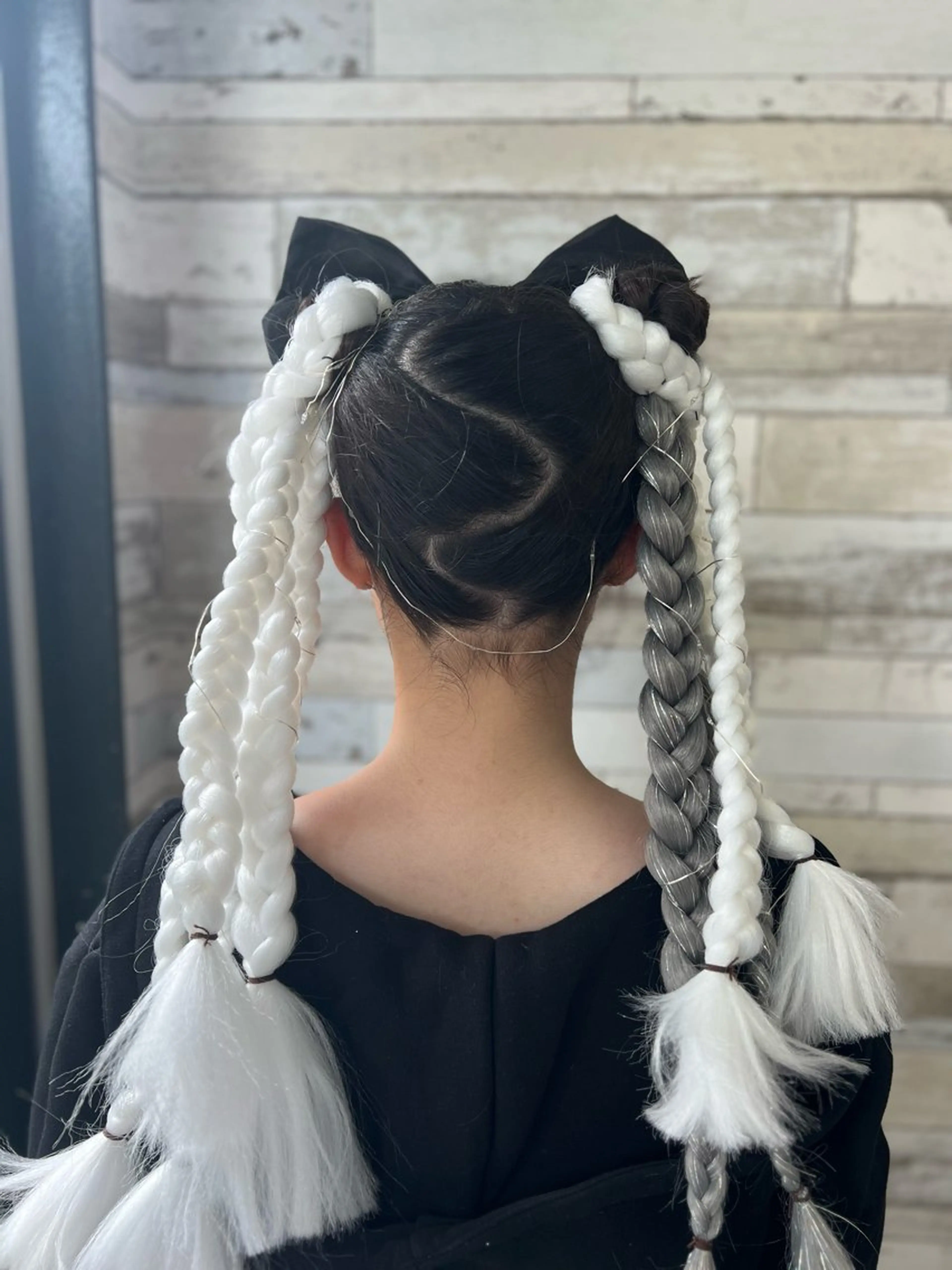 ロング B-W ⭐️REIKOのヘアスタイル