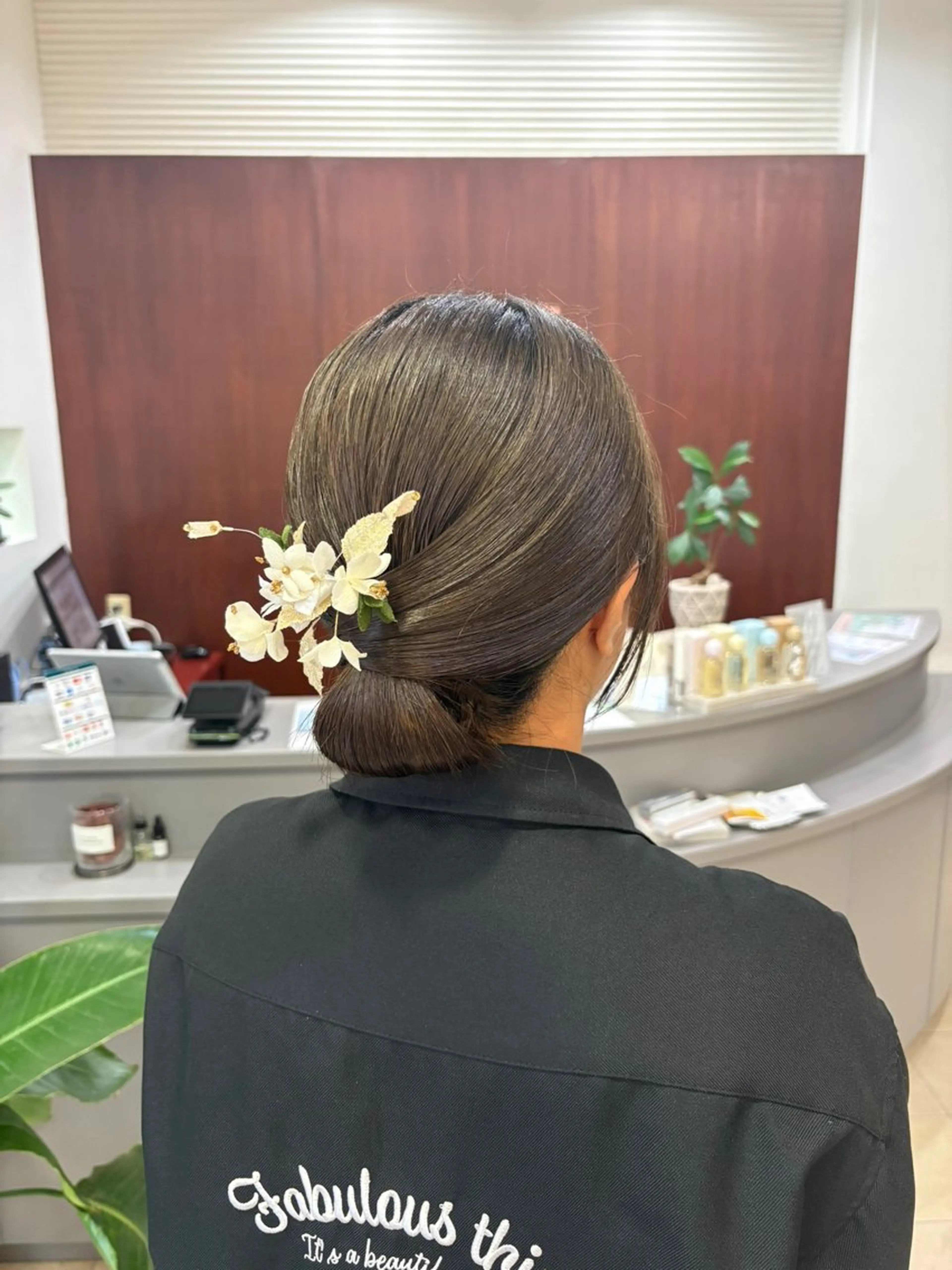 ミディアム 浴衣 ヘアセット arika さやのマツエク・マツパデザイン