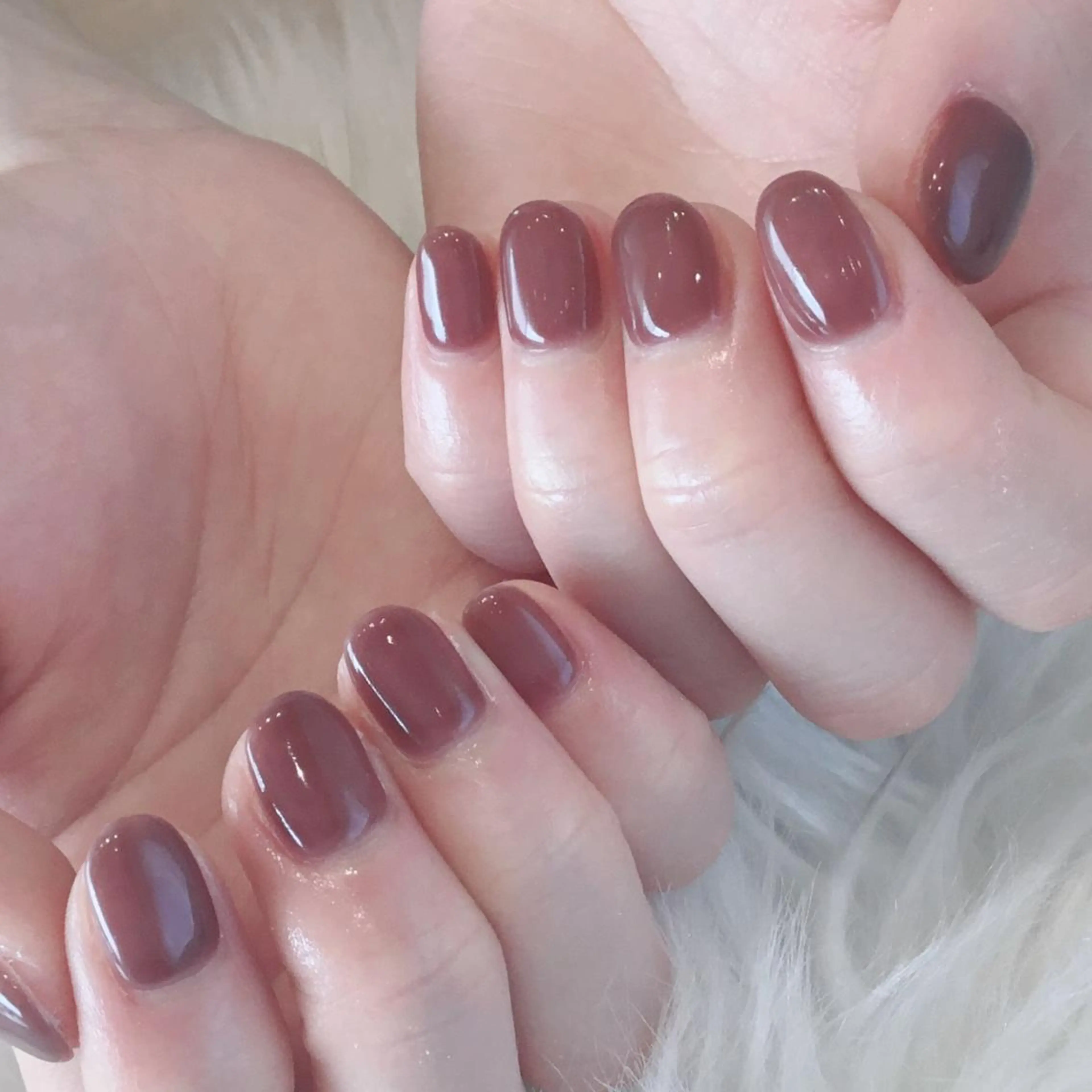 ネイル ワンカラーネイル ハンドネイル Kanai Harukaのネイルデザイン