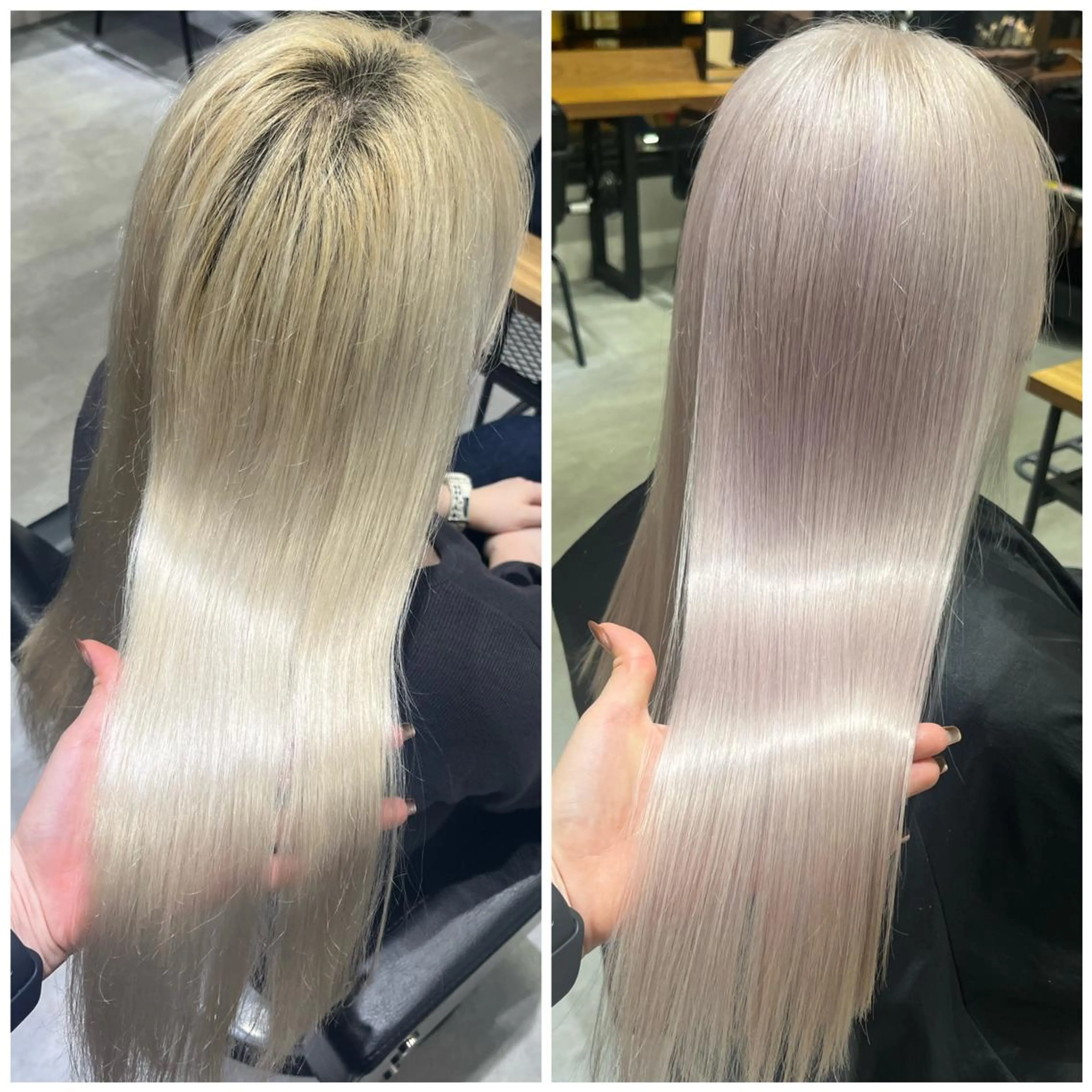 🧡ダブルカラー(ダメージ94%減ケアブリーチ)& INBORNプレミアム🍯の写真