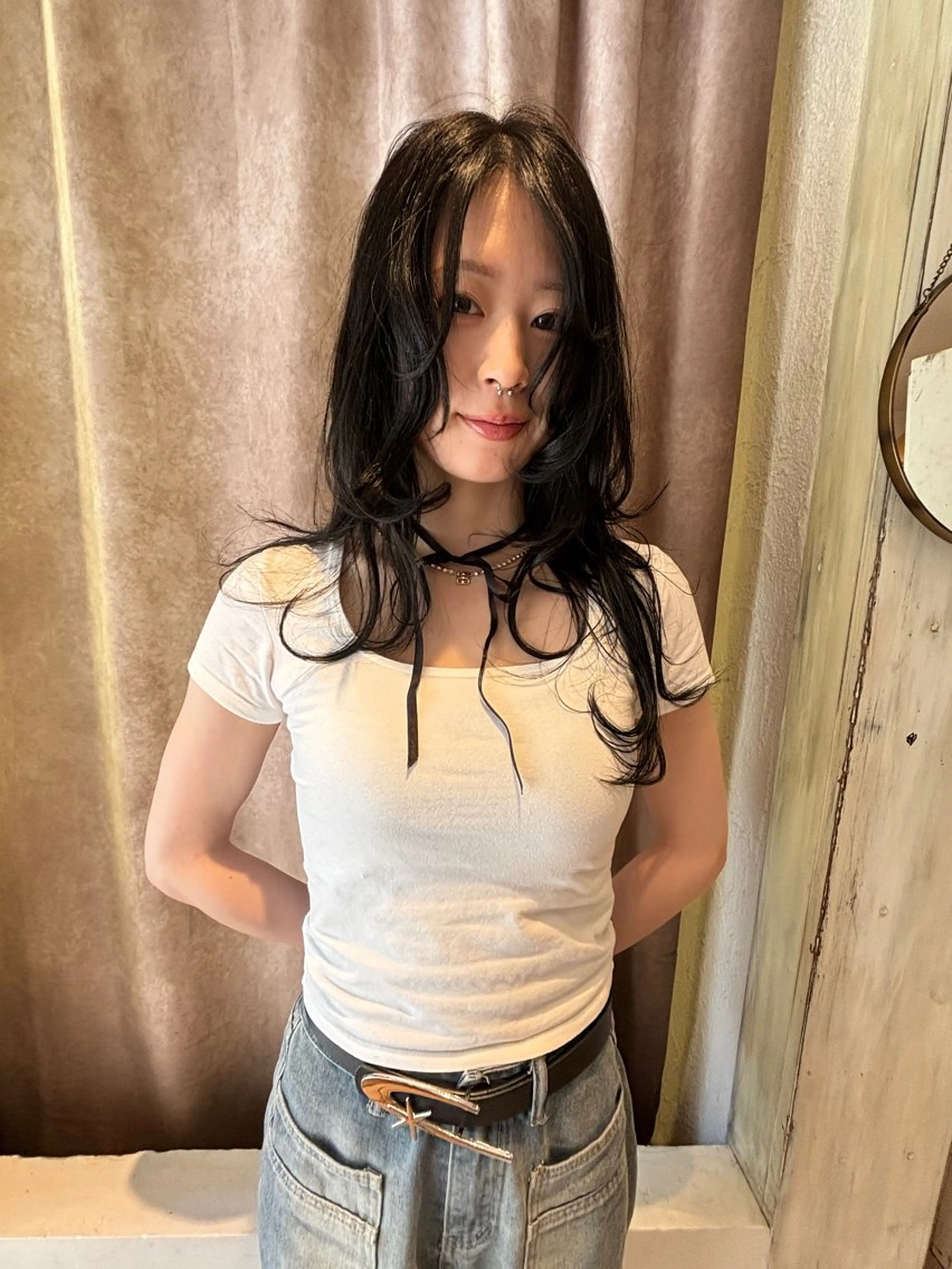 ロング musiiik saya/今泉のヘアスタイル