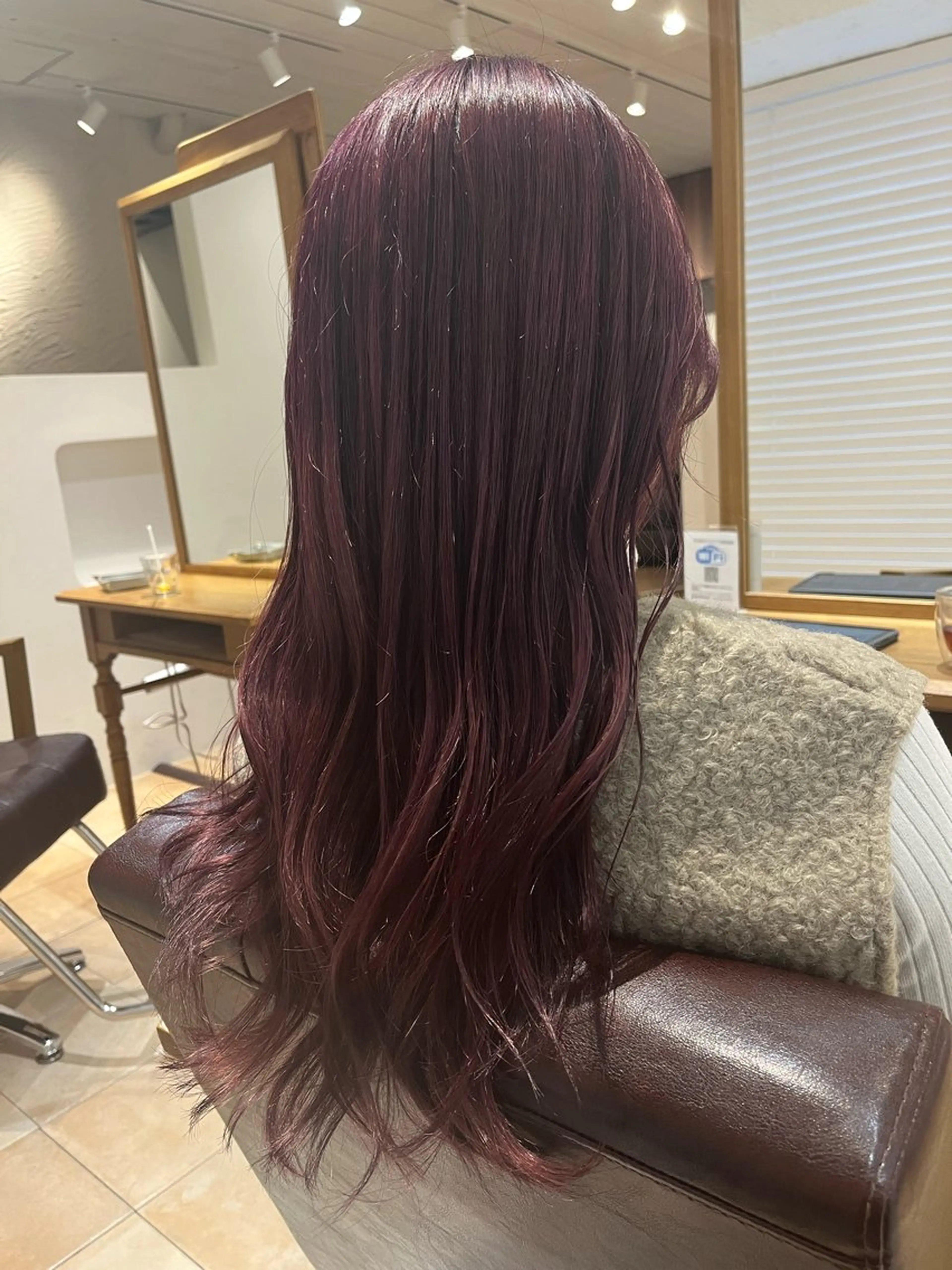 ロング カラー ブリーチ ケアブリーチ ダブルカラー レッドカラー バイオレットカラー ヘアカラー 🌈透明感カラー🌈 🌟吉田祐介🌟のヘアスタイル