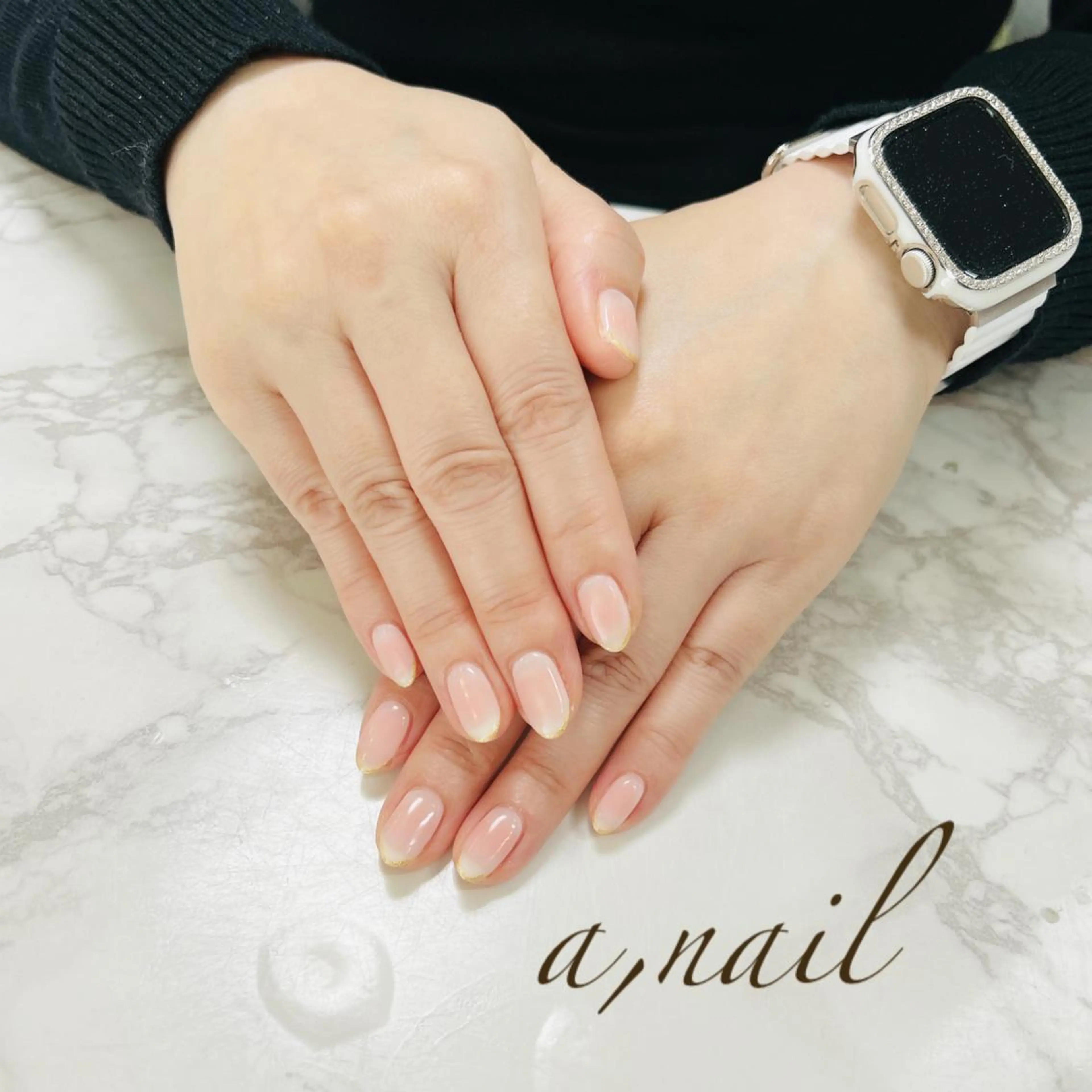 ネイル チークネイル フットネイル フレンチネイル ジェルネイル グラデーション ハンドネイル ネイルサロン エーネイルのネイルデザイン