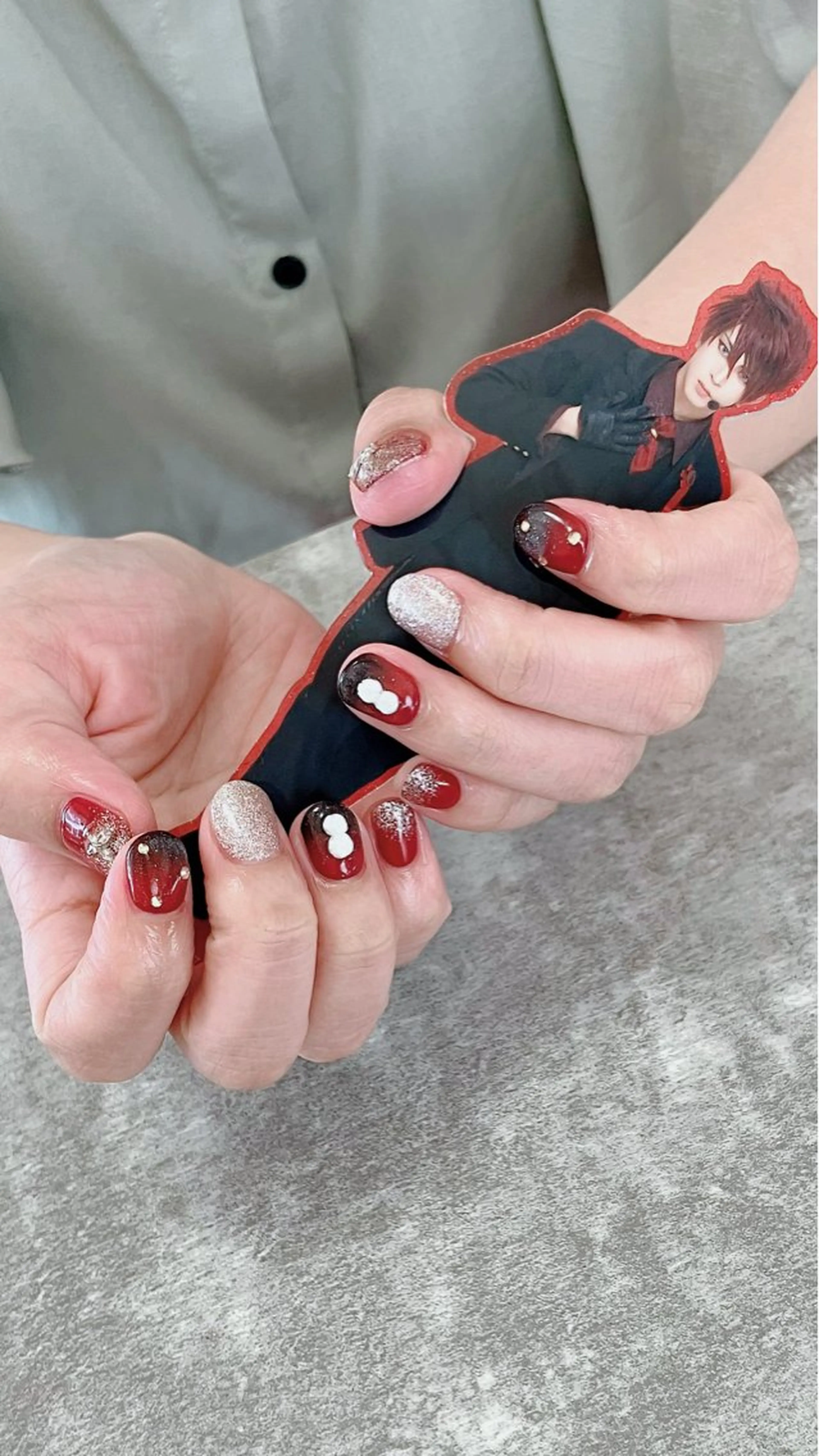 ネイル ハンドネイル ハンドケア haleyume所属・shino🌟 痛ネイルのネイルデザイン