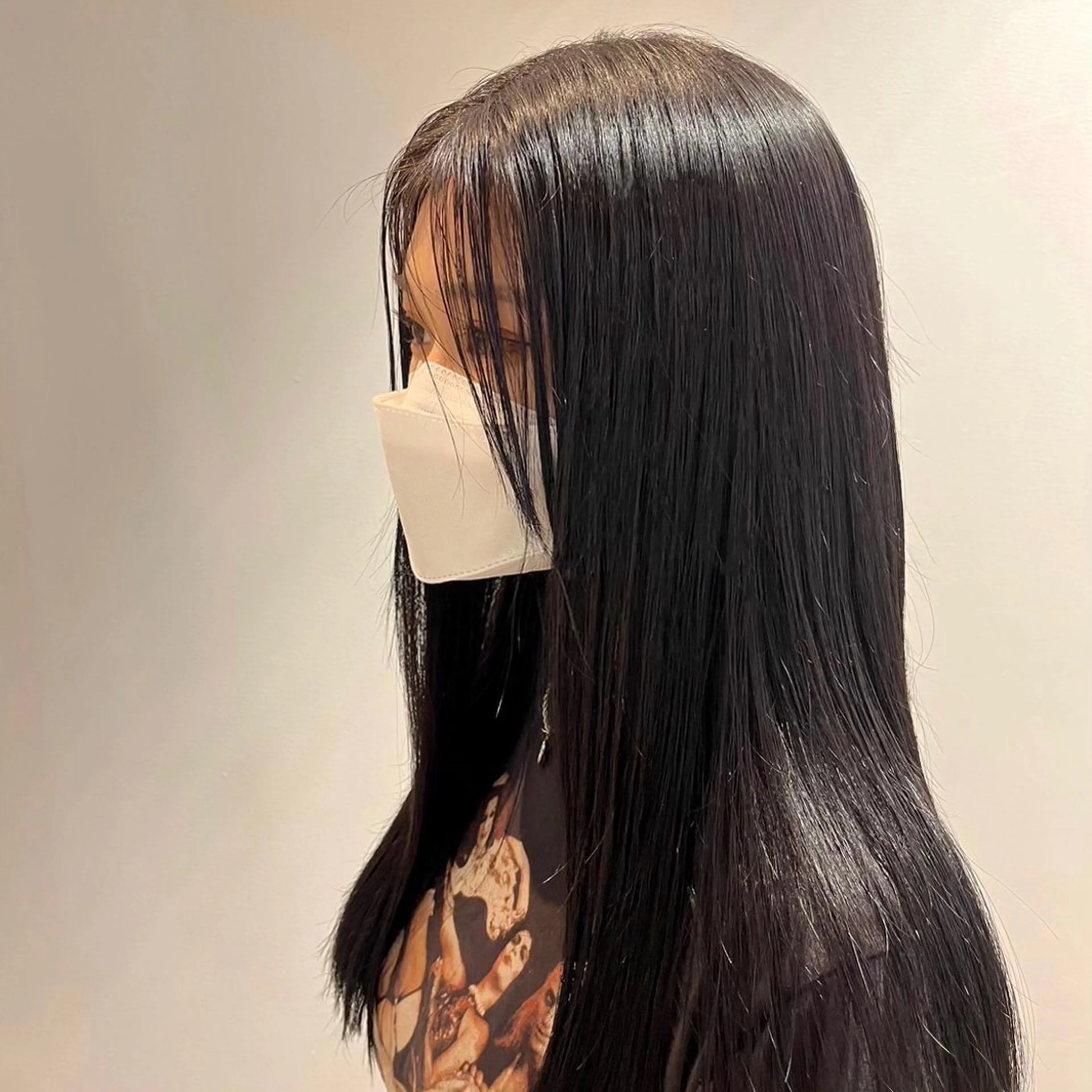 ロング カラー アッシュ アッシュブラウン ブラウンカラー カット ヘアカラー トリートメント hip's eyes 渡辺舜のヘアスタイル