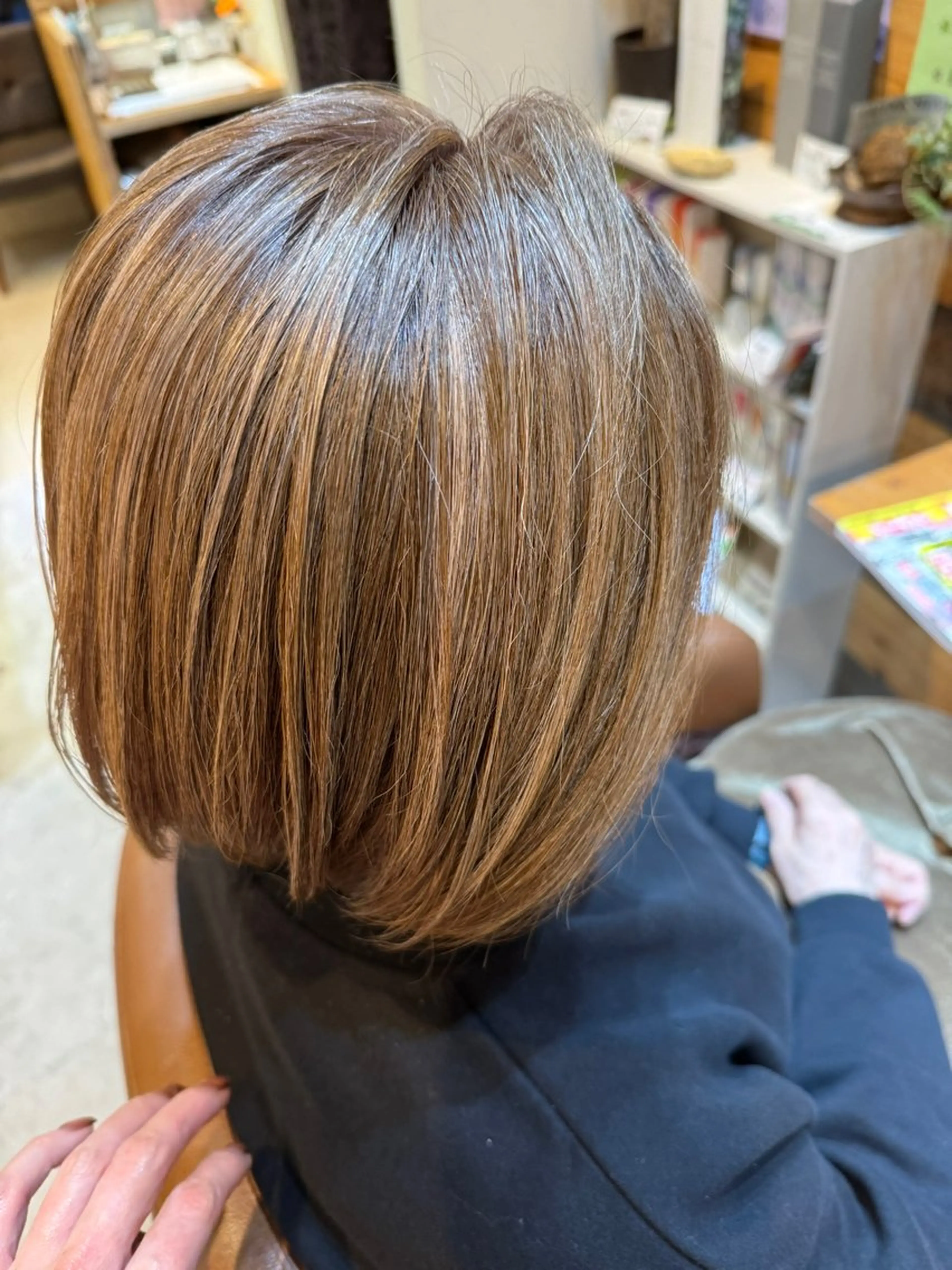 ミディアム カラー ダブルカラー Hair Make  feel   フィール所属・森下 麻美子のマツエク・マツパデザイン