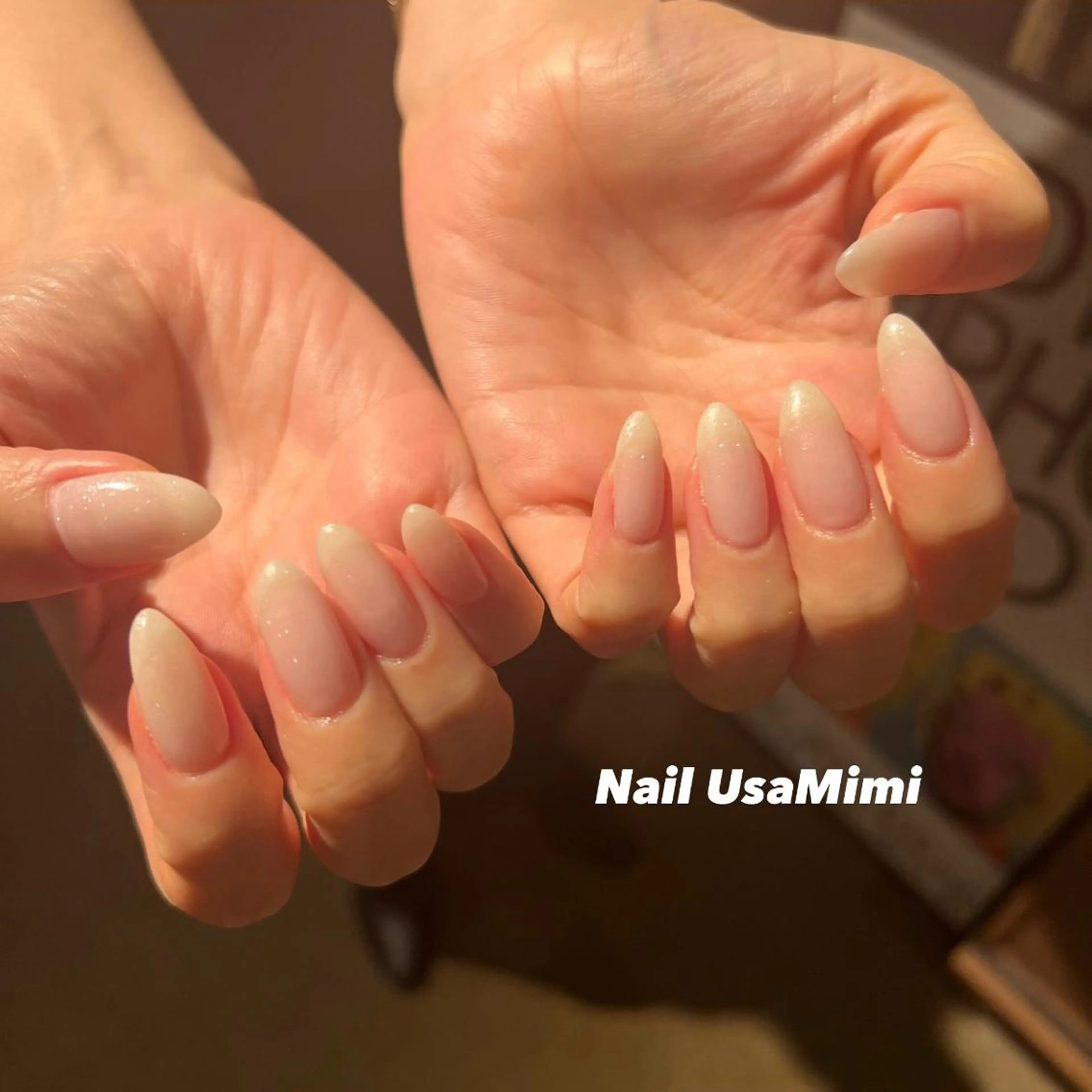 ネイル フットネイル ジェルネイル マグネットネイル 持ち込み ニュアンスネイル 本町ネイルNail UsaMimiのネイルデザイン
