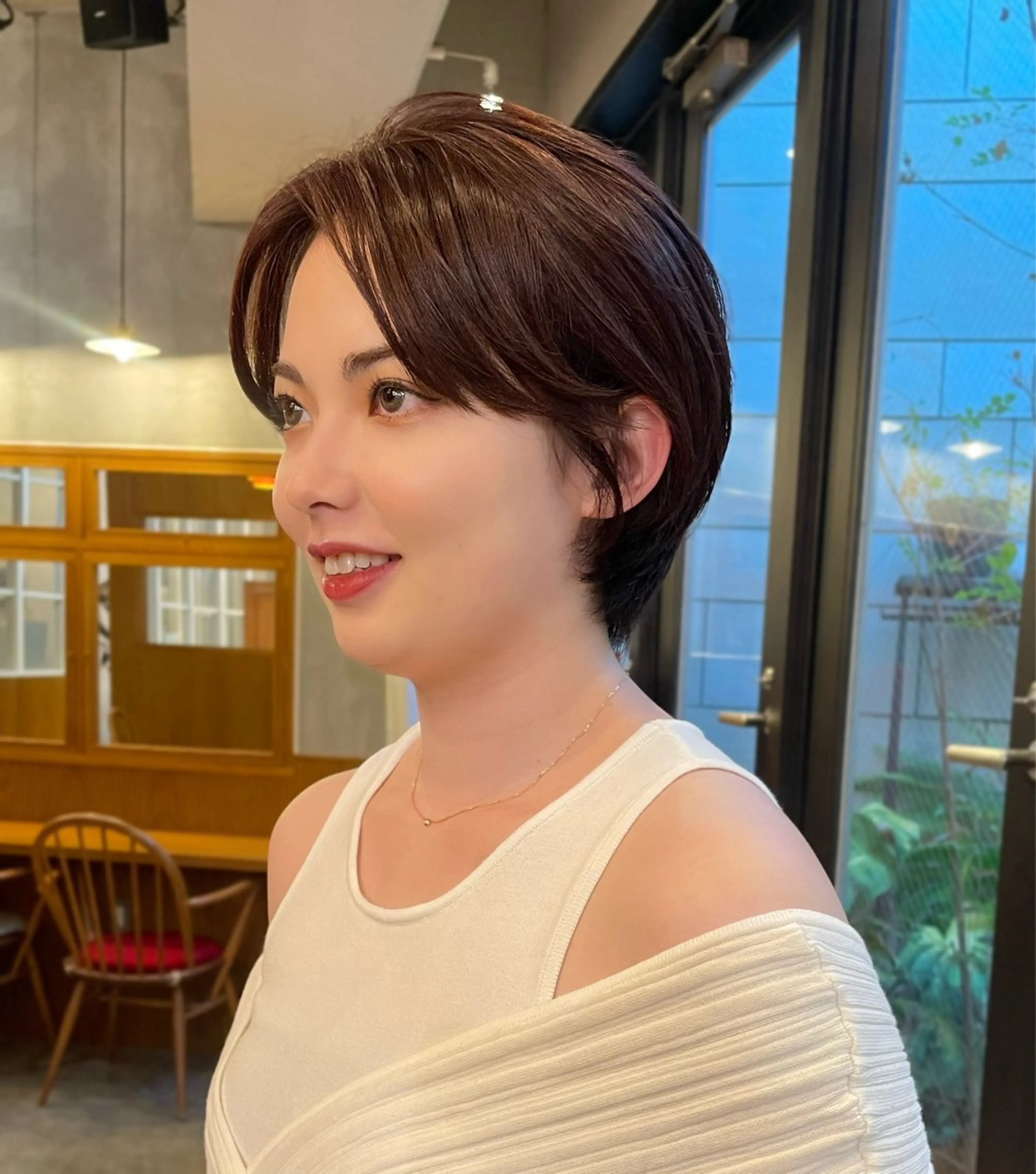 ショート ハンサムショート ショートヘア tete nico所属・似合わせ/ヘアカラー nanami🌸のヘアスタイル