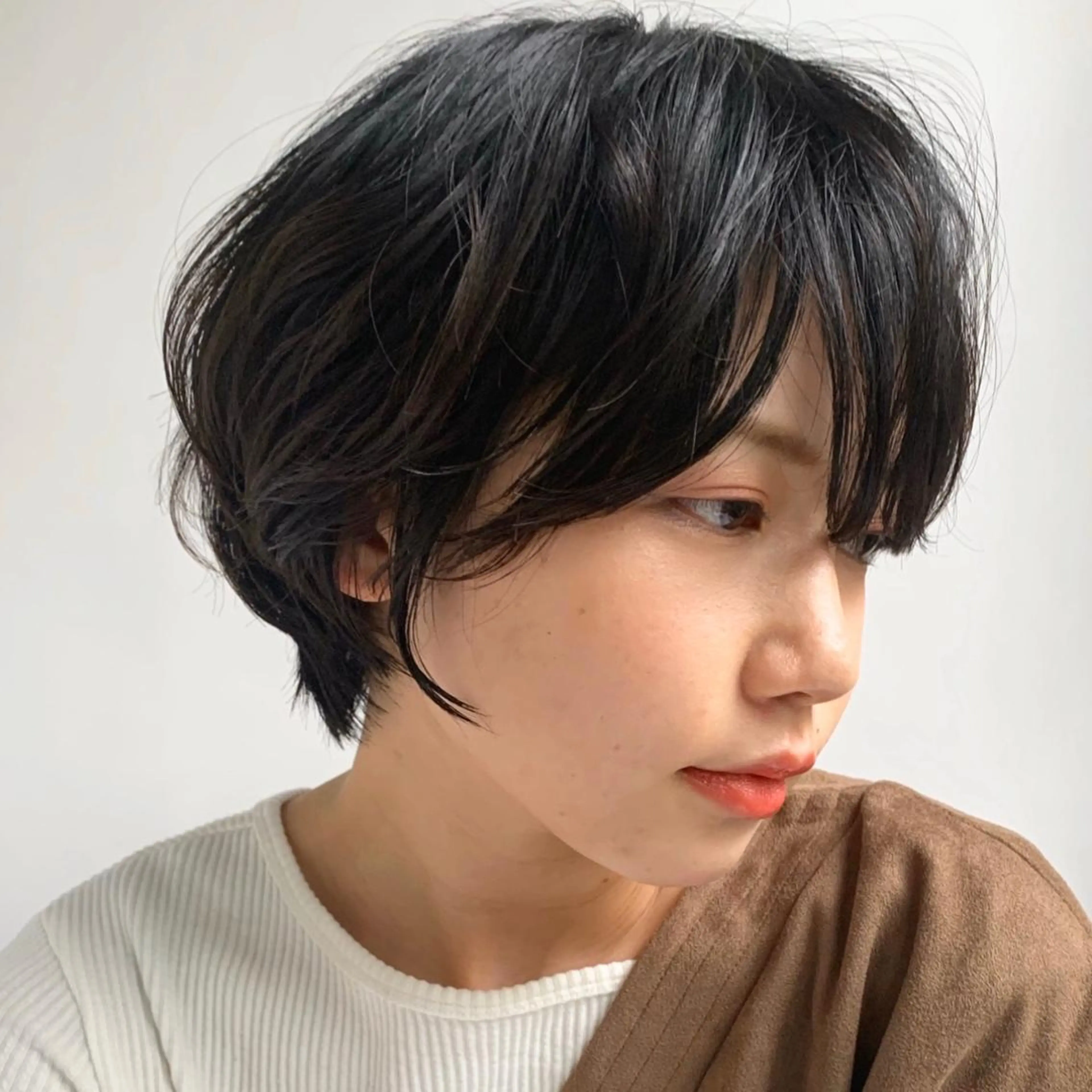 ショート パーマ 銀座No.1髪質改善 縮毛矯正/本木のヘアスタイル