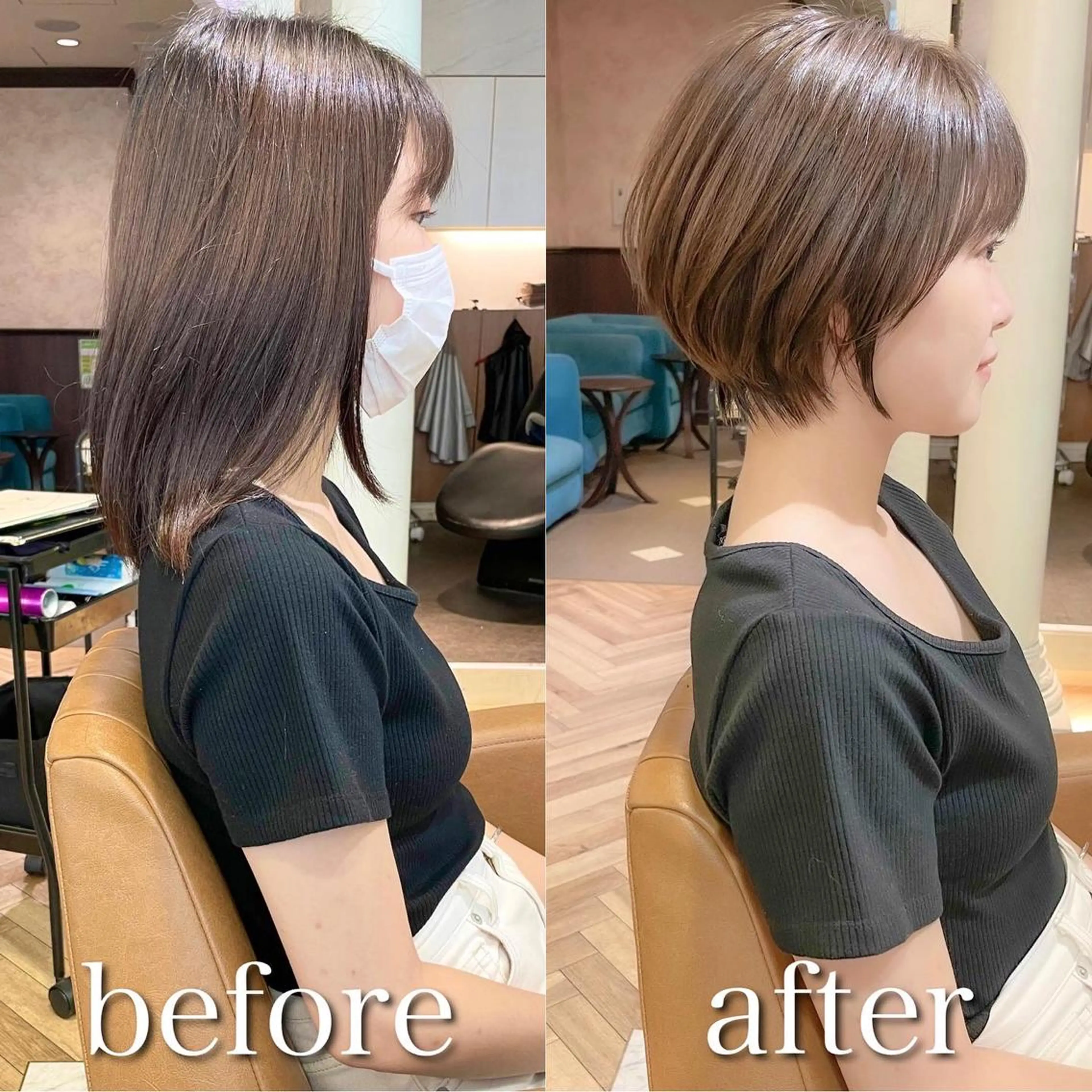 ショート カラー カット ヘアカラー トリートメント ❤️ショートの達人 ❤️成田一輝のヘアスタイル