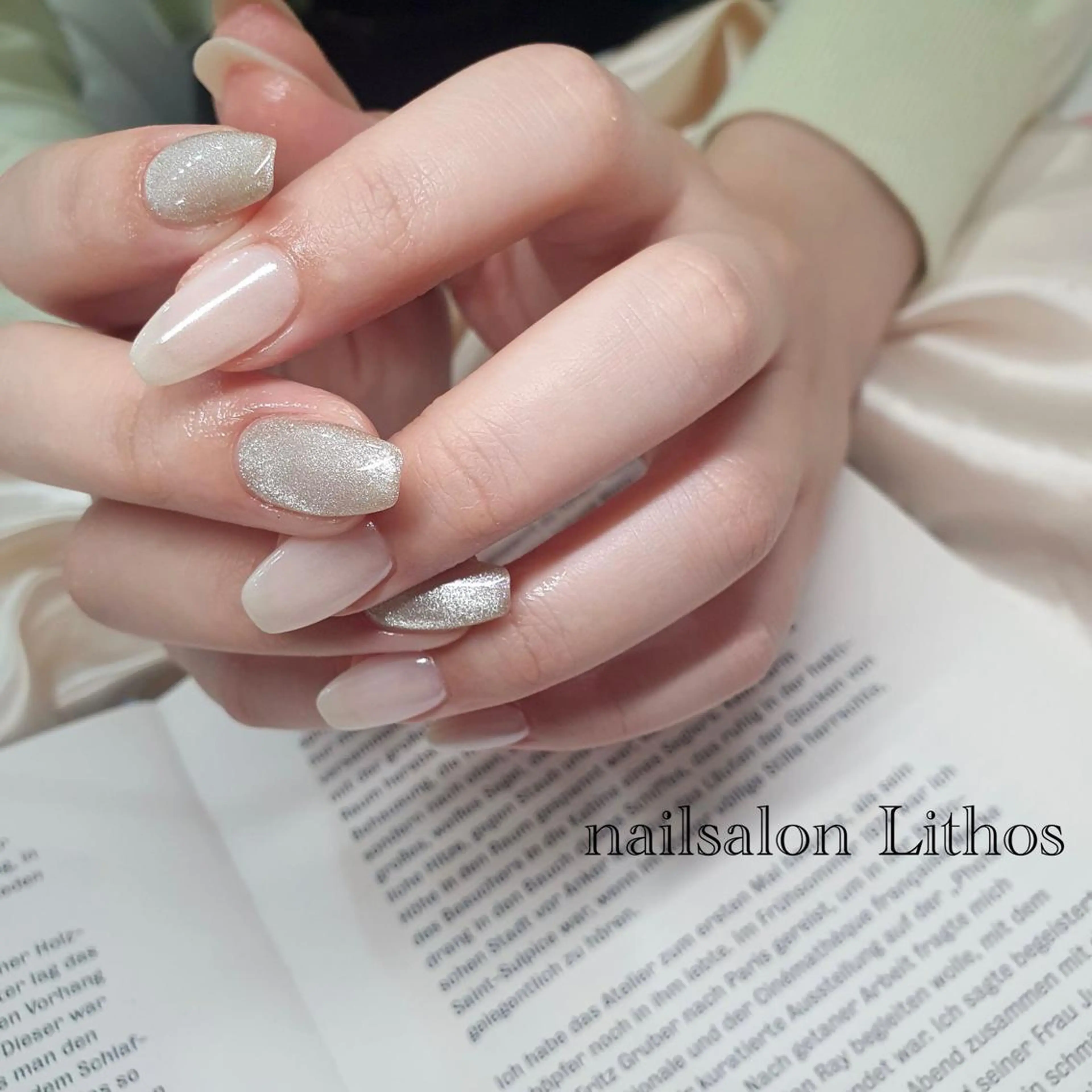 ネイル マグネットネイル ハンドネイル nailsalon Lithos所属・nailsalon Recontreのネイルデザイン