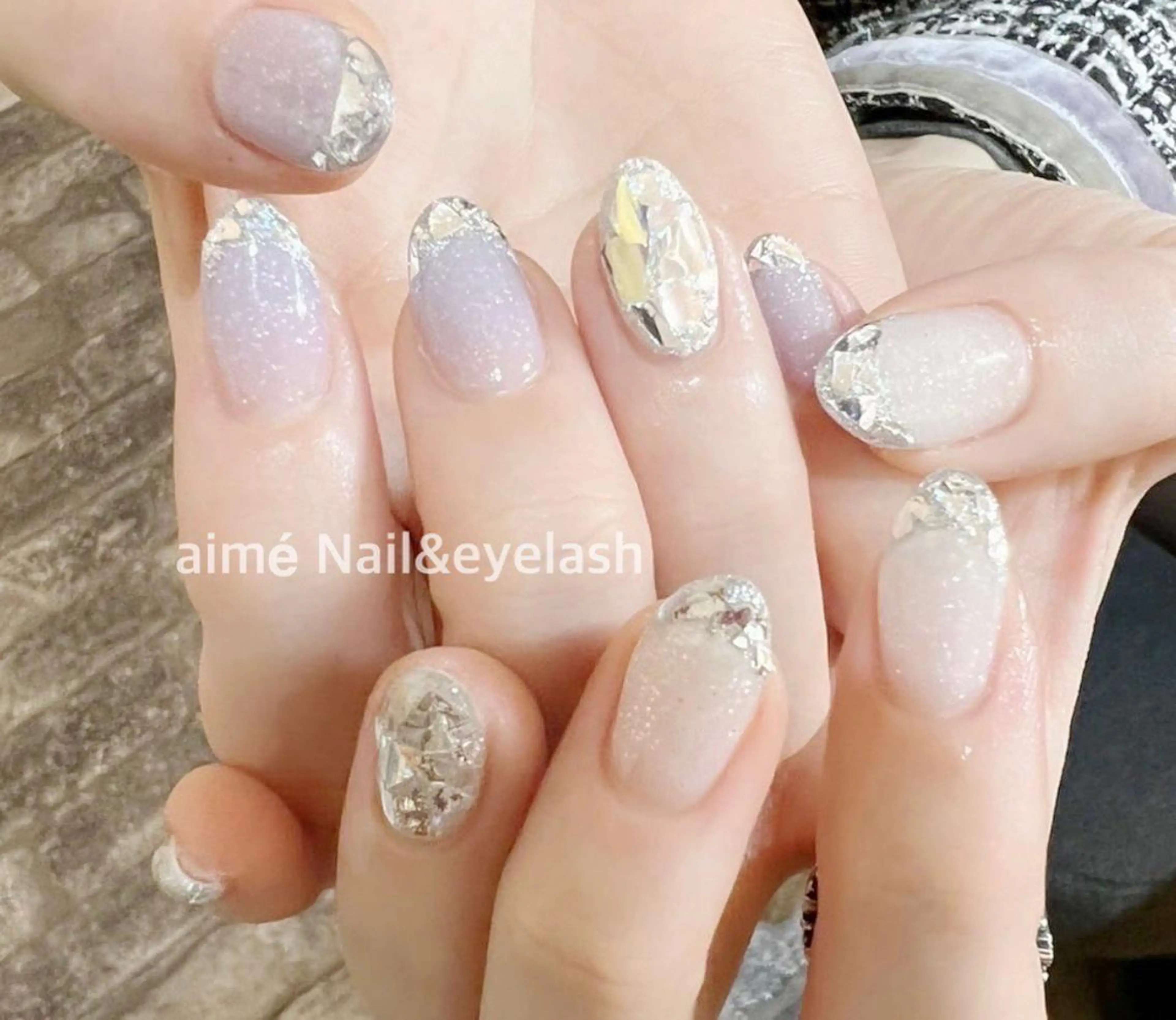 ネイル aime 中崎町のネイルデザイン