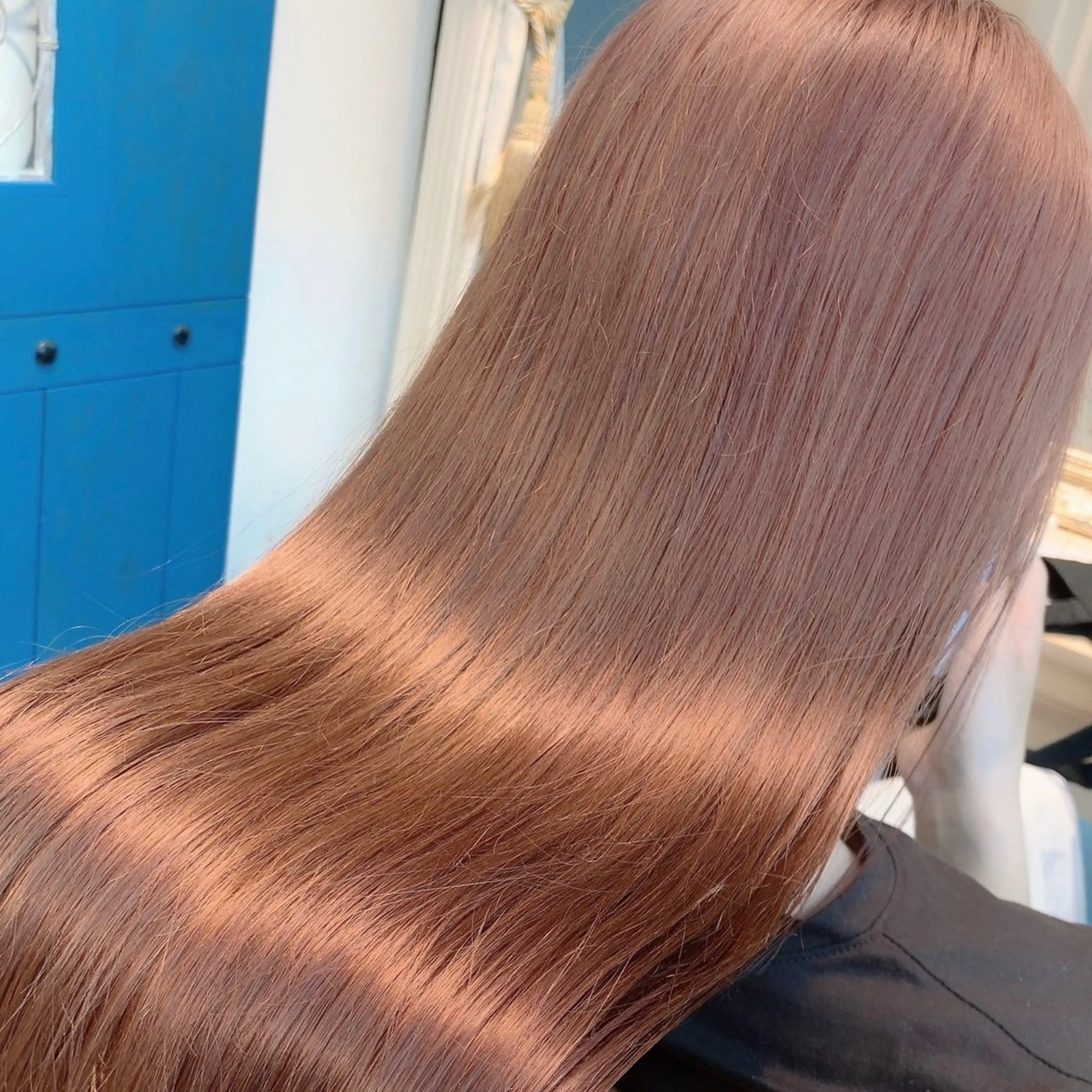 ロング カラー ハイトーンカラー 🥇KEN /レイヤー/艶カラーのヘアスタイル