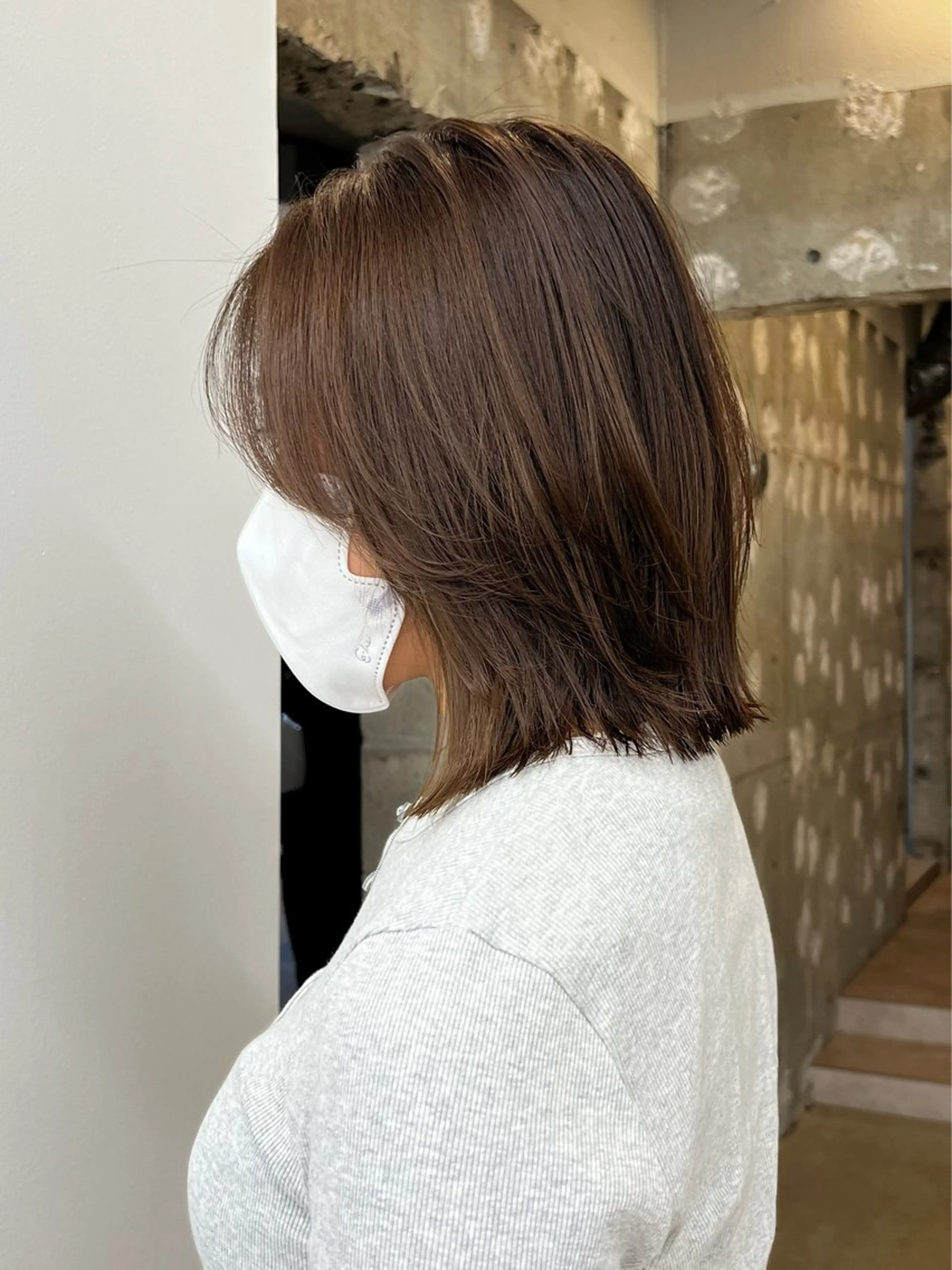 ミディアム 外ハネヘア ナナ/ fitのヘアスタイル