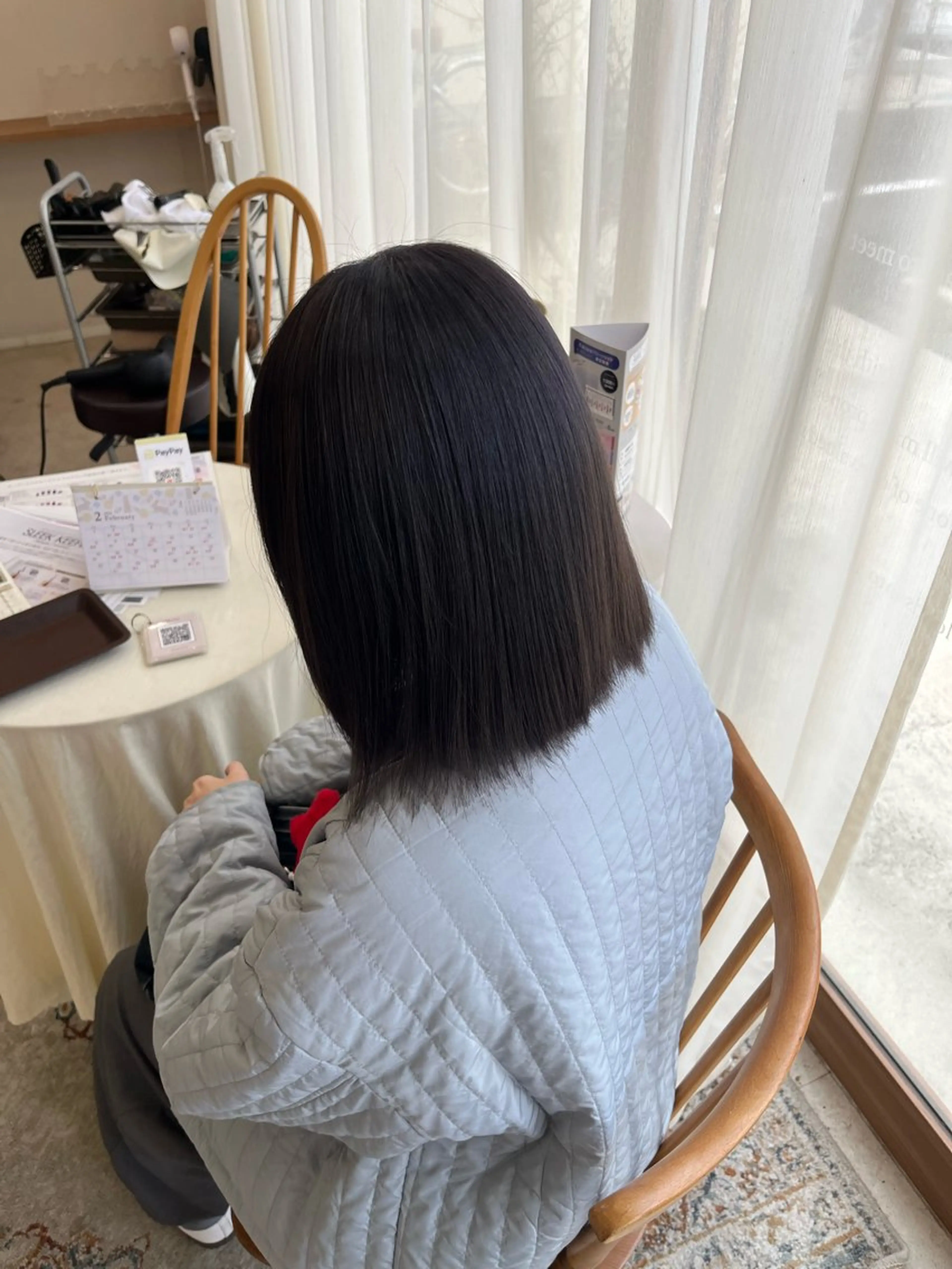 カラー ヘアカラー トリートメント mei/艶髪/透明感 カラー/ヘアセットのヘアスタイル