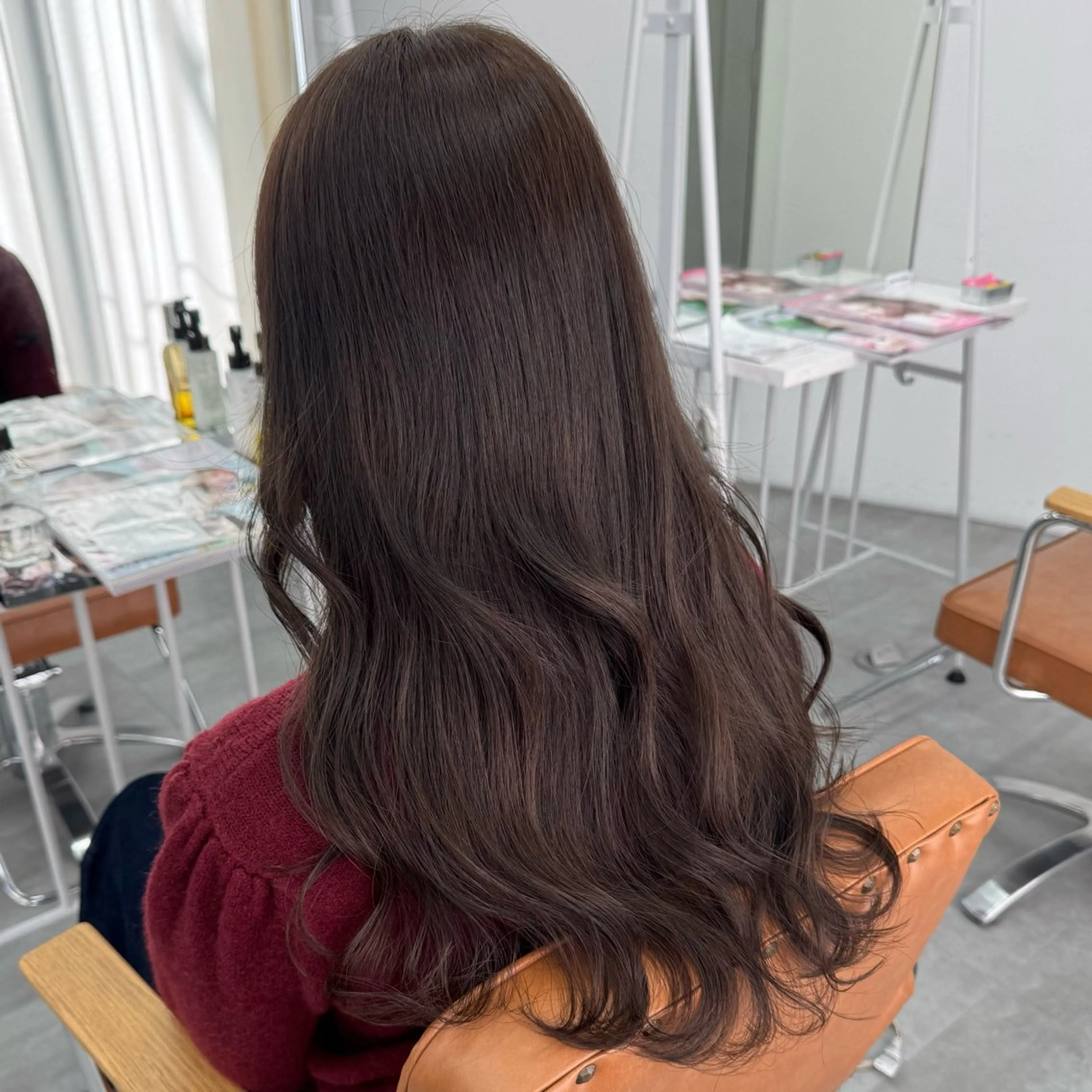 ロング カラー ヘアアレンジ ヘアカラー ブリーチなしカラー /ベージュ/安形翔のヘアスタイル