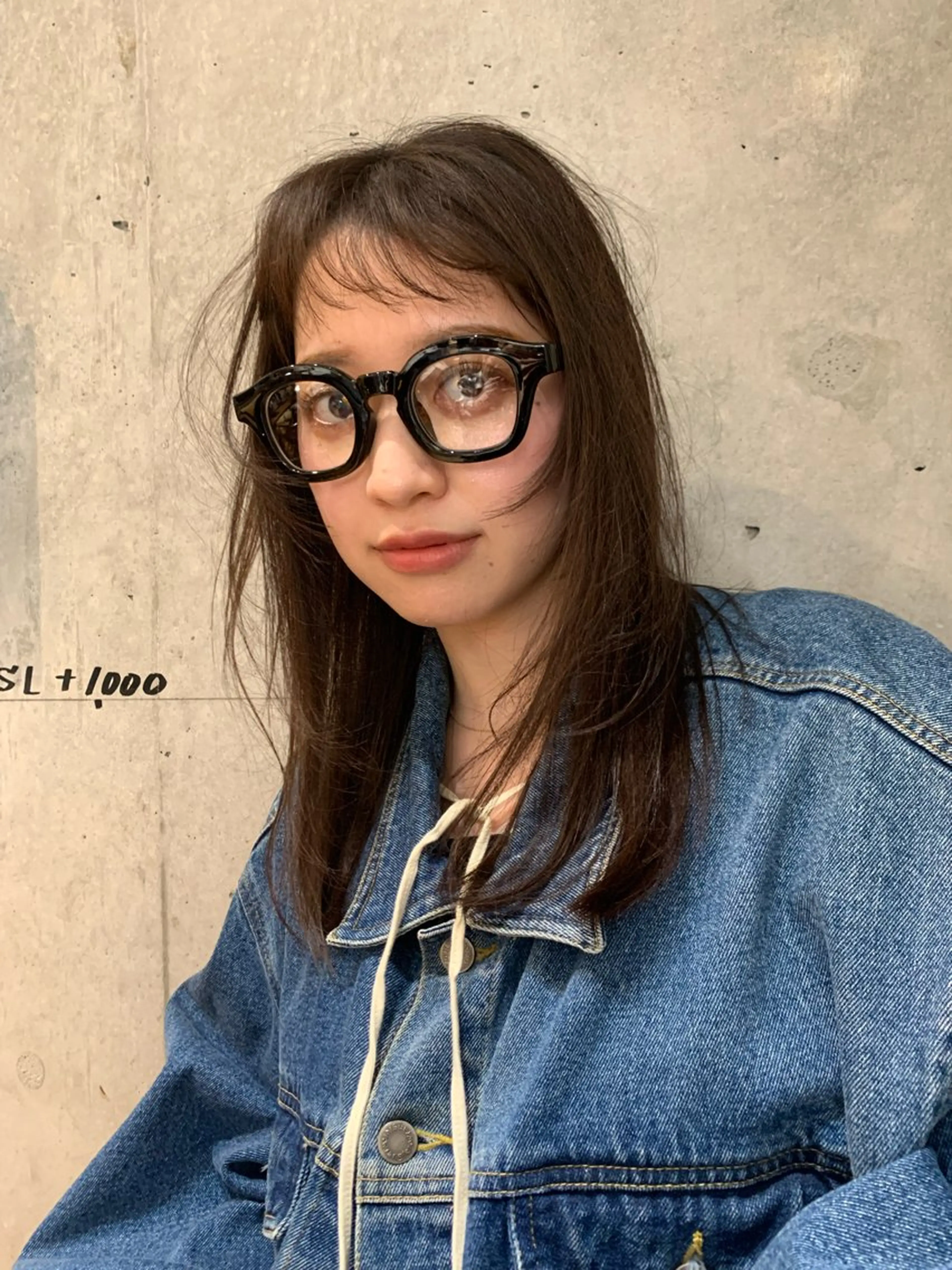 セミロング カラー 朝ラクパーマ 透明感カラー横山大樹のヘアスタイル