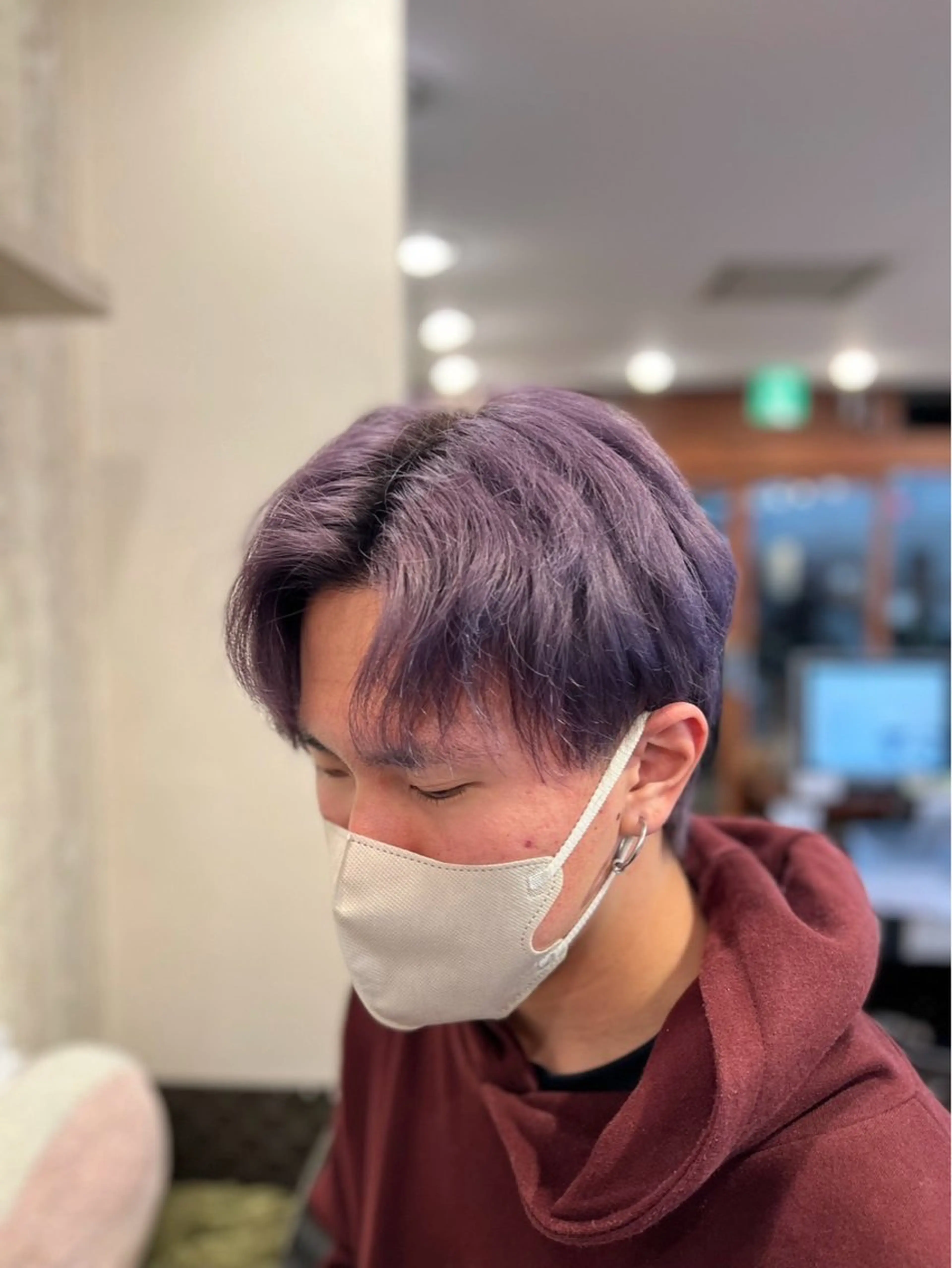 ショート カラー メンズ 🌈派手ハイトーン 🌈平山のヘアスタイル