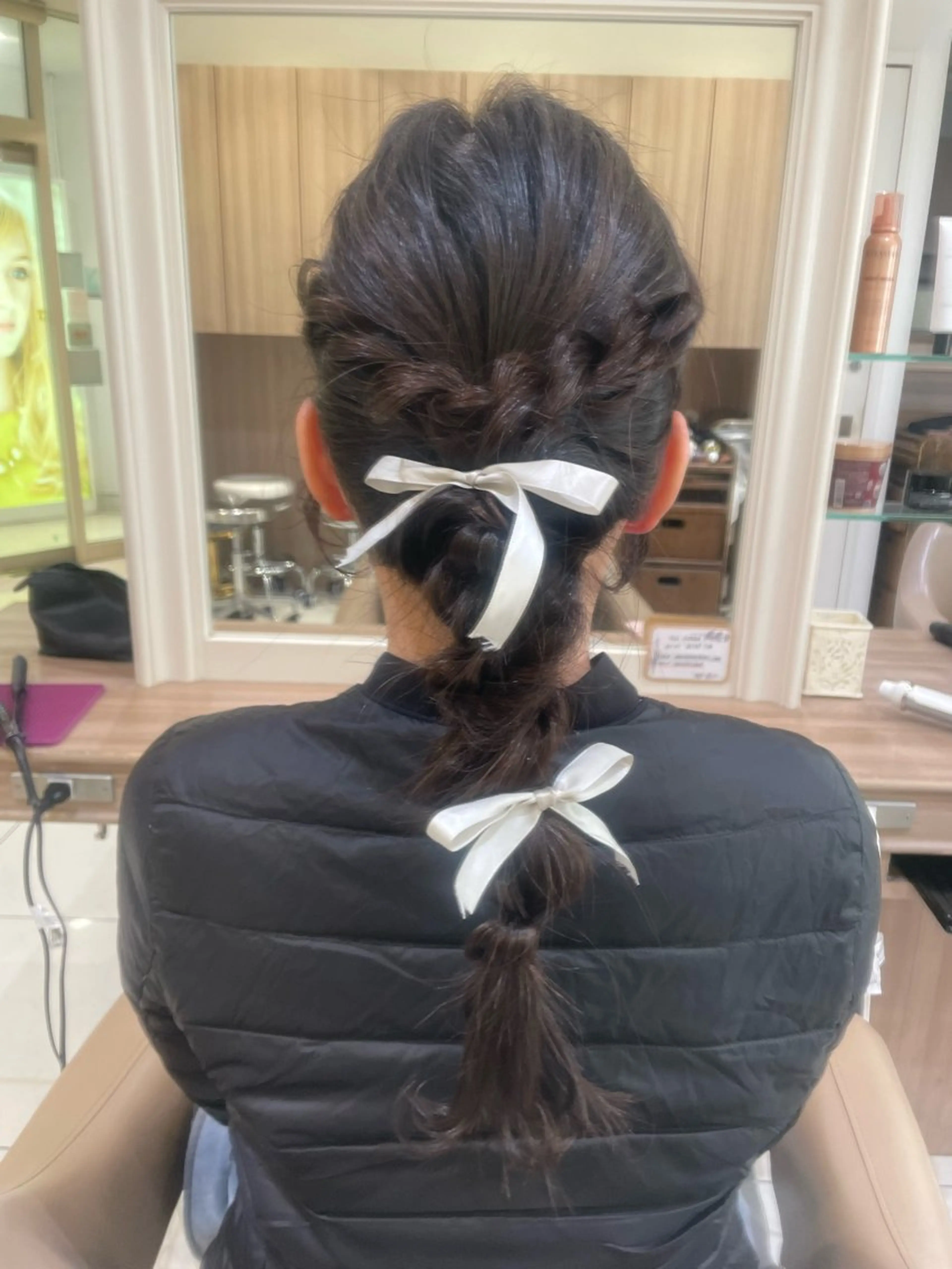 ロング ヘアアレンジ ヘアセット 韓国ヘアメイク🎀/ 縮毛矯正✨山本媛香のヘアスタイル