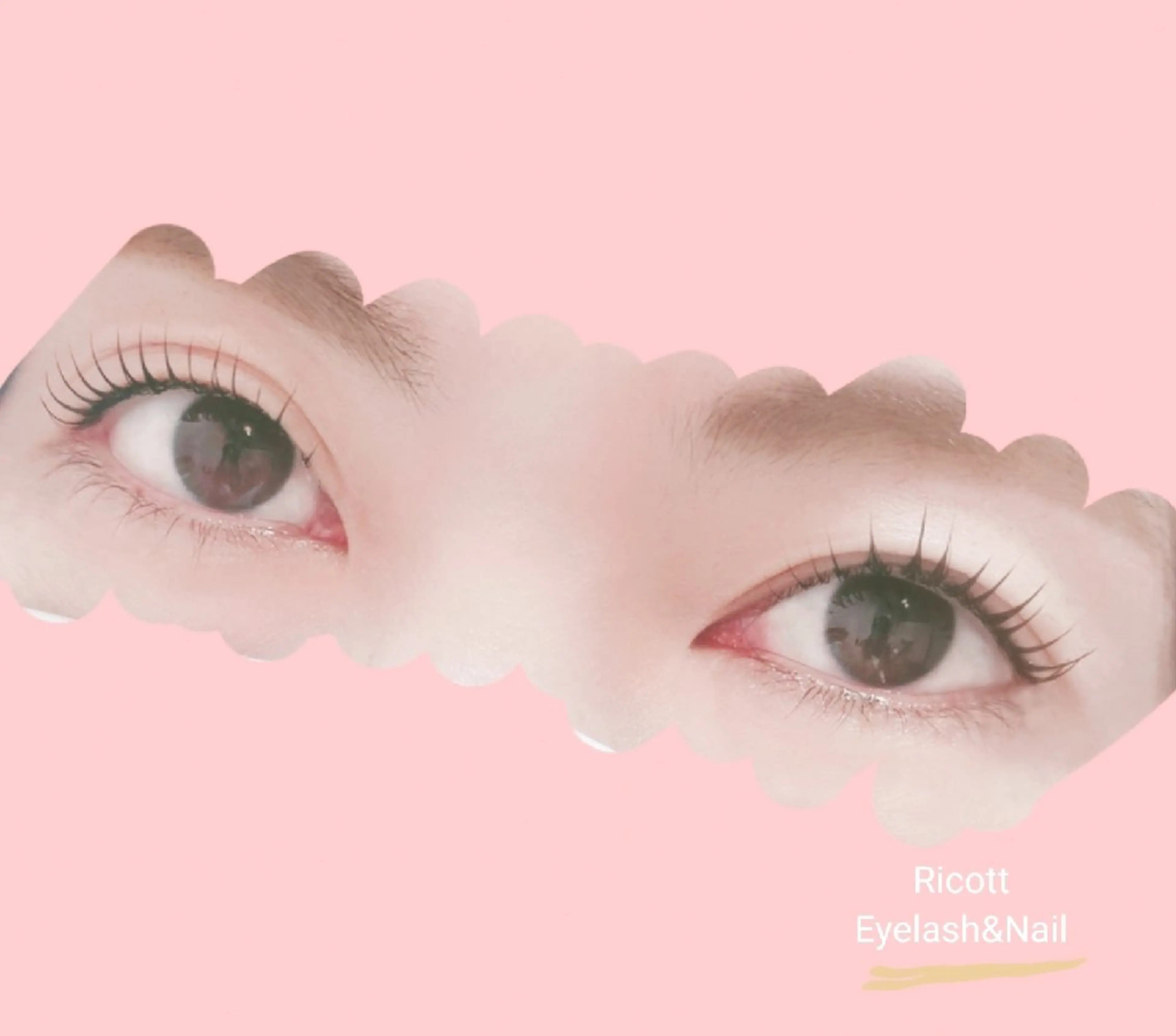 マツエク・マツパ マツパ Ricott EYELASH&NAIL所属・Inoue  Yukariのマツエク・マツパデザイン