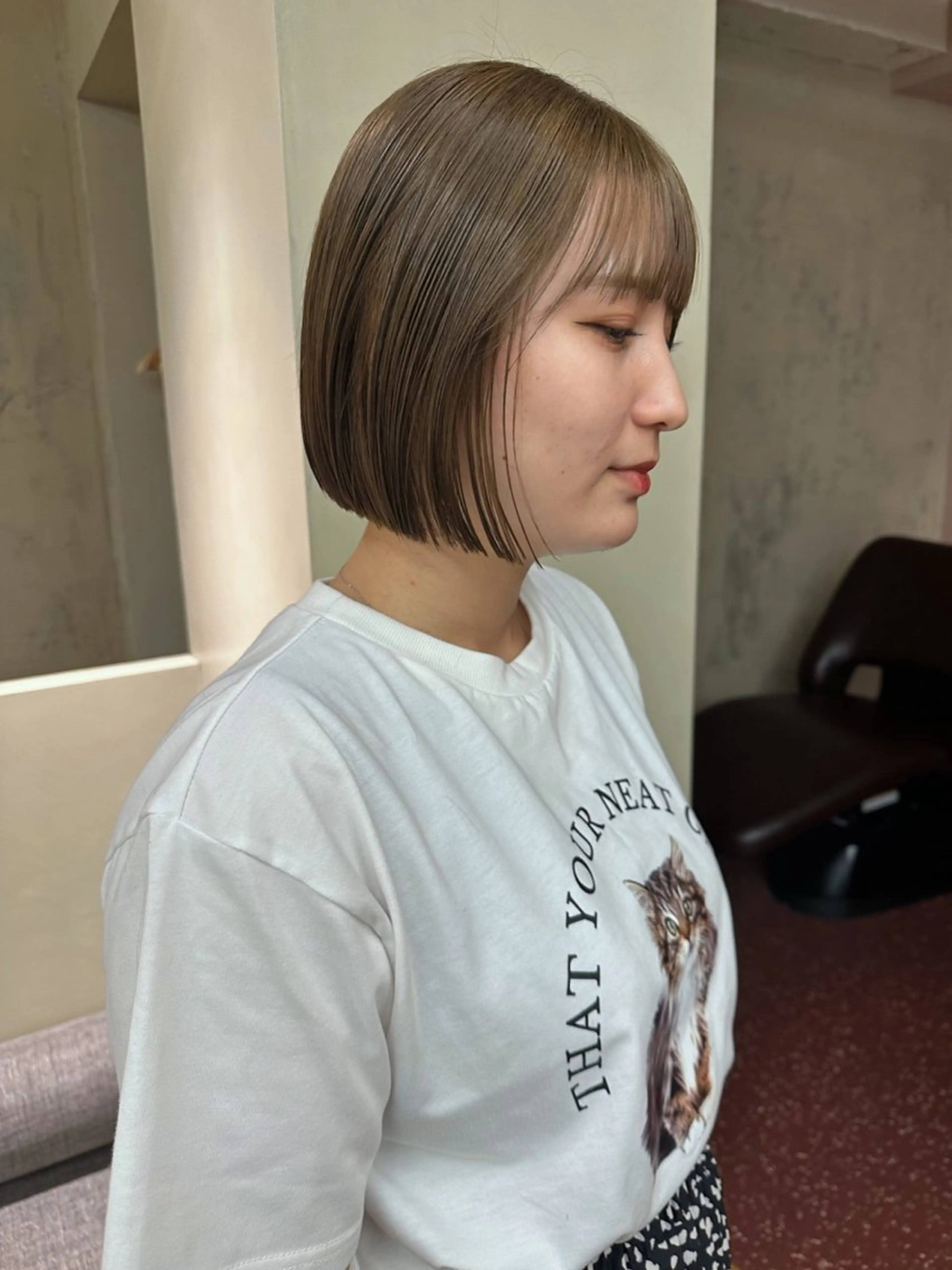 ショート カラー yupi🐈‍⬛ レイヤー/パーマのヘアスタイル