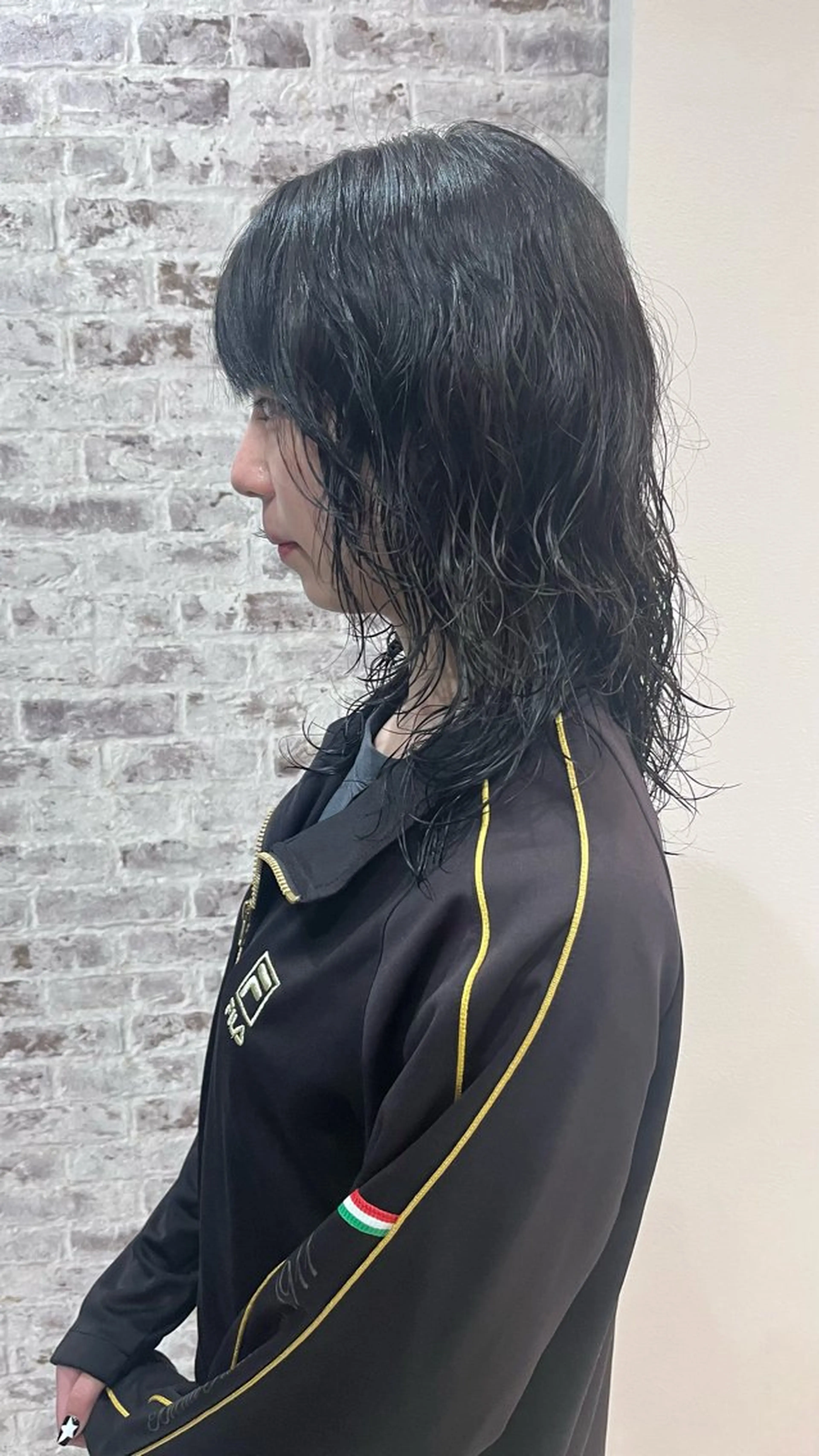 ロング カット パーマ charm小沢 真澄のヘアスタイル