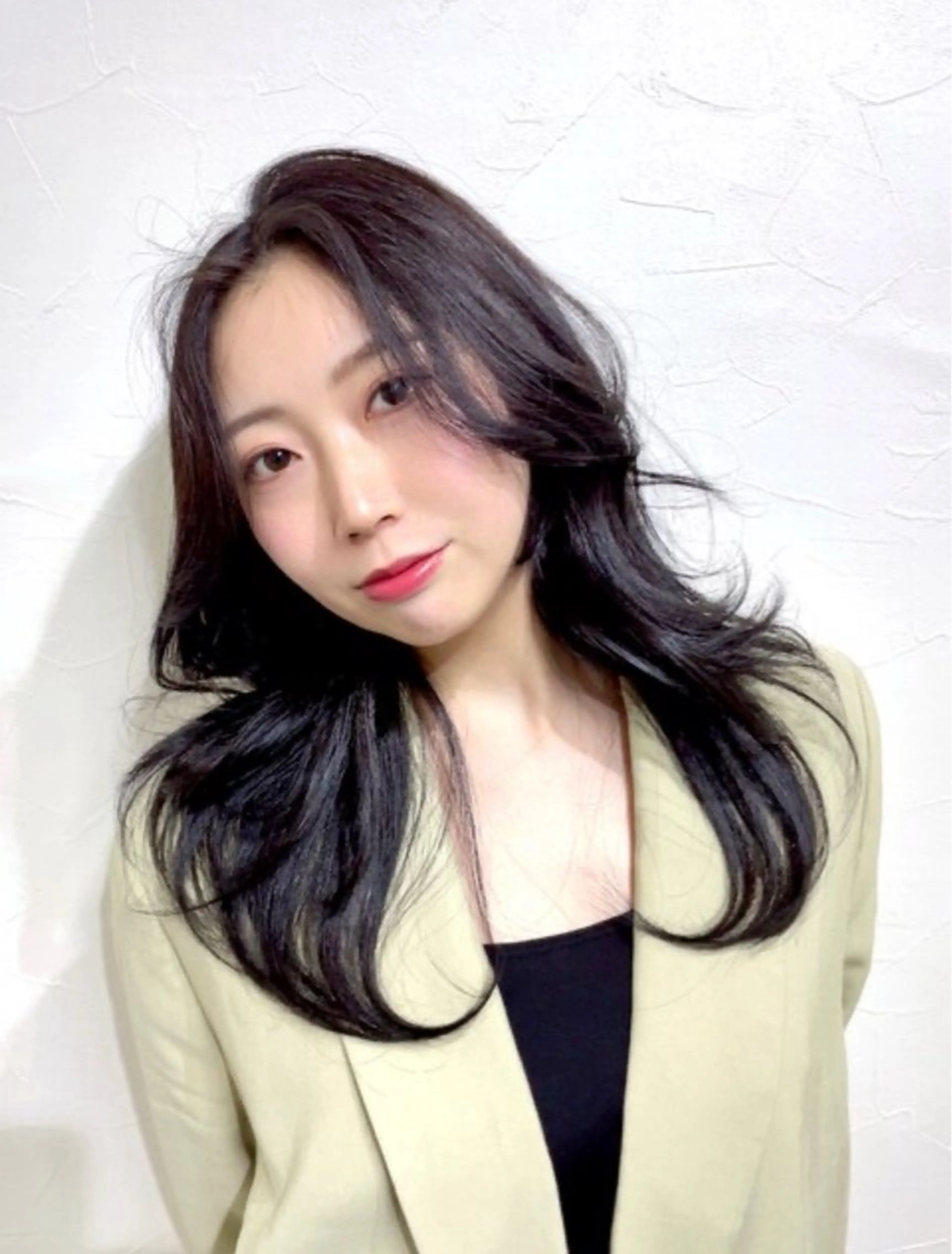 ロング カット ヘアカラー トリートメント レイヤー/韓国風 三好悠生のヘアスタイル