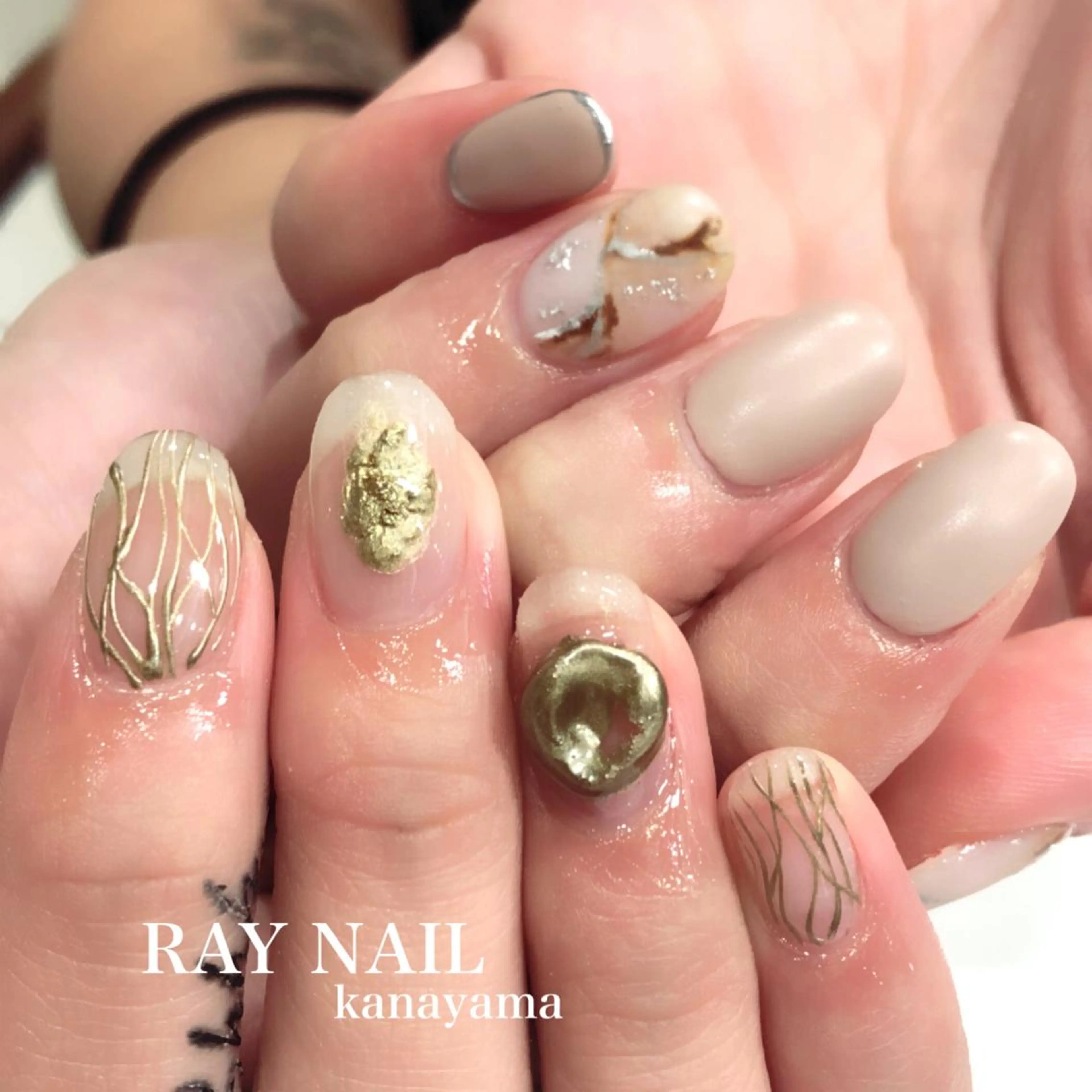 ネイル Arowa 伊田のネイルデザイン