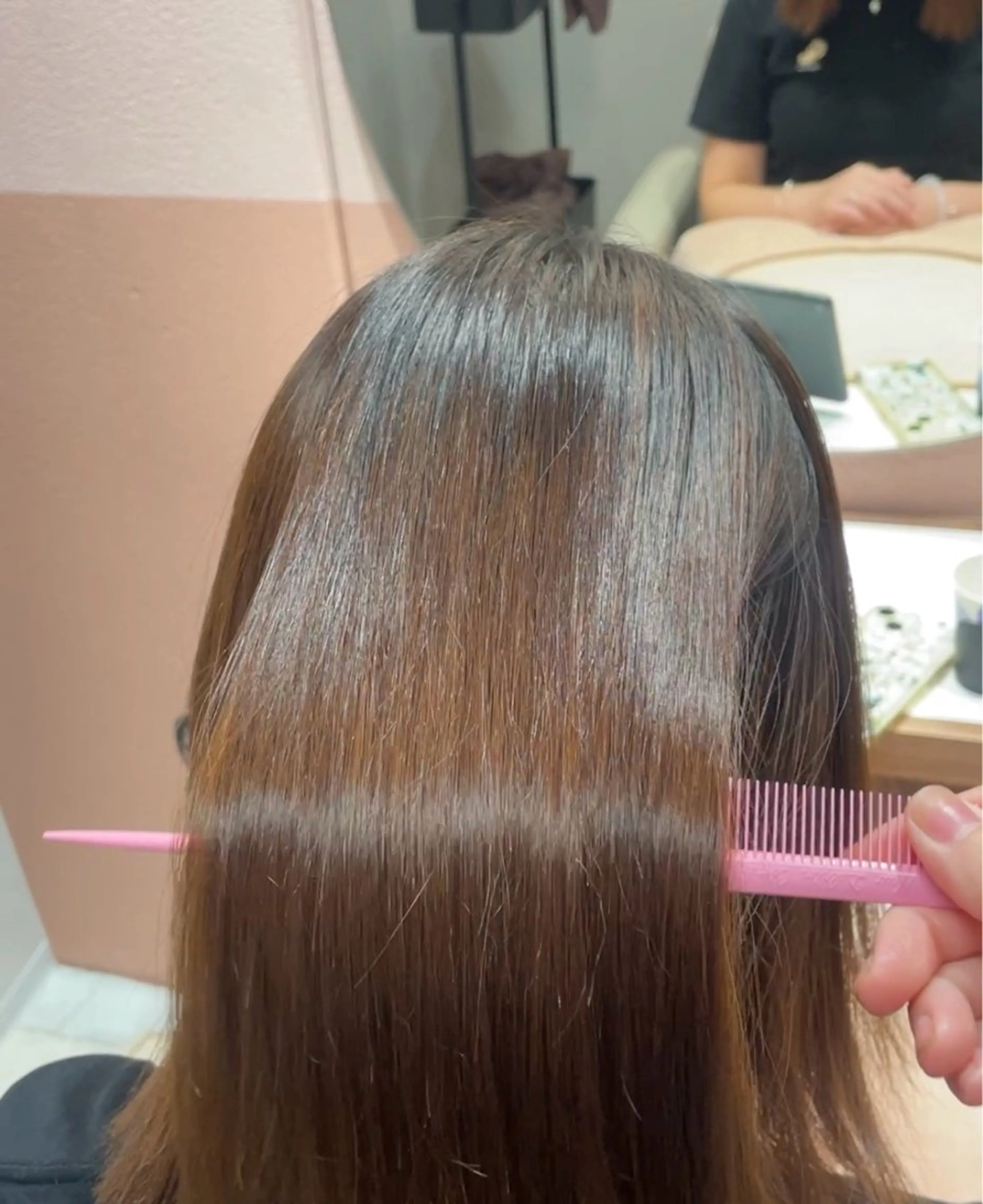 ショート 縮毛矯正 ブリーチ/縮毛矯正/ 韓国/💗ホノカ💗のヘアスタイル