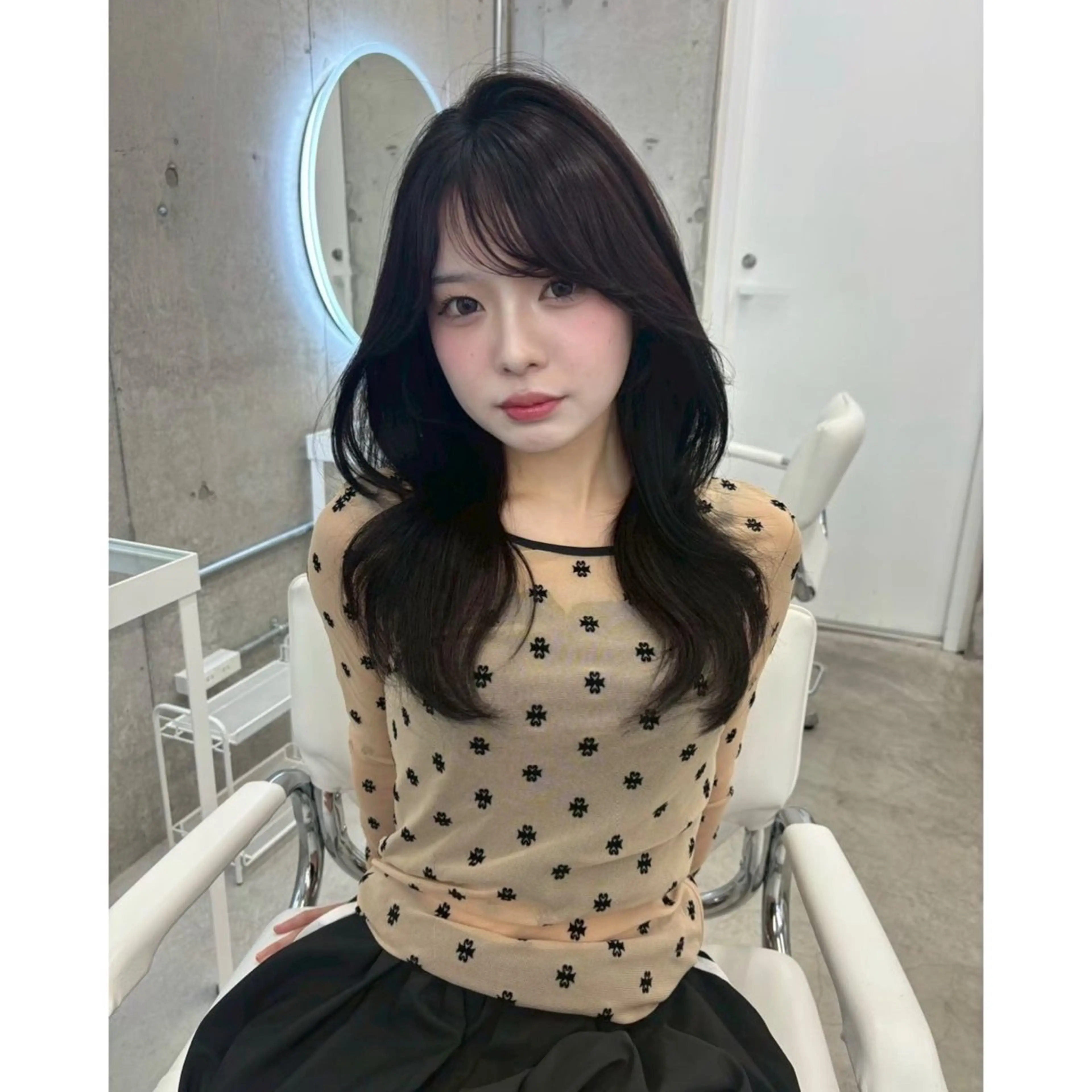 ロング カラー 艶カラー/韓国ヘア 🎀🫧 / amiのヘアスタイル