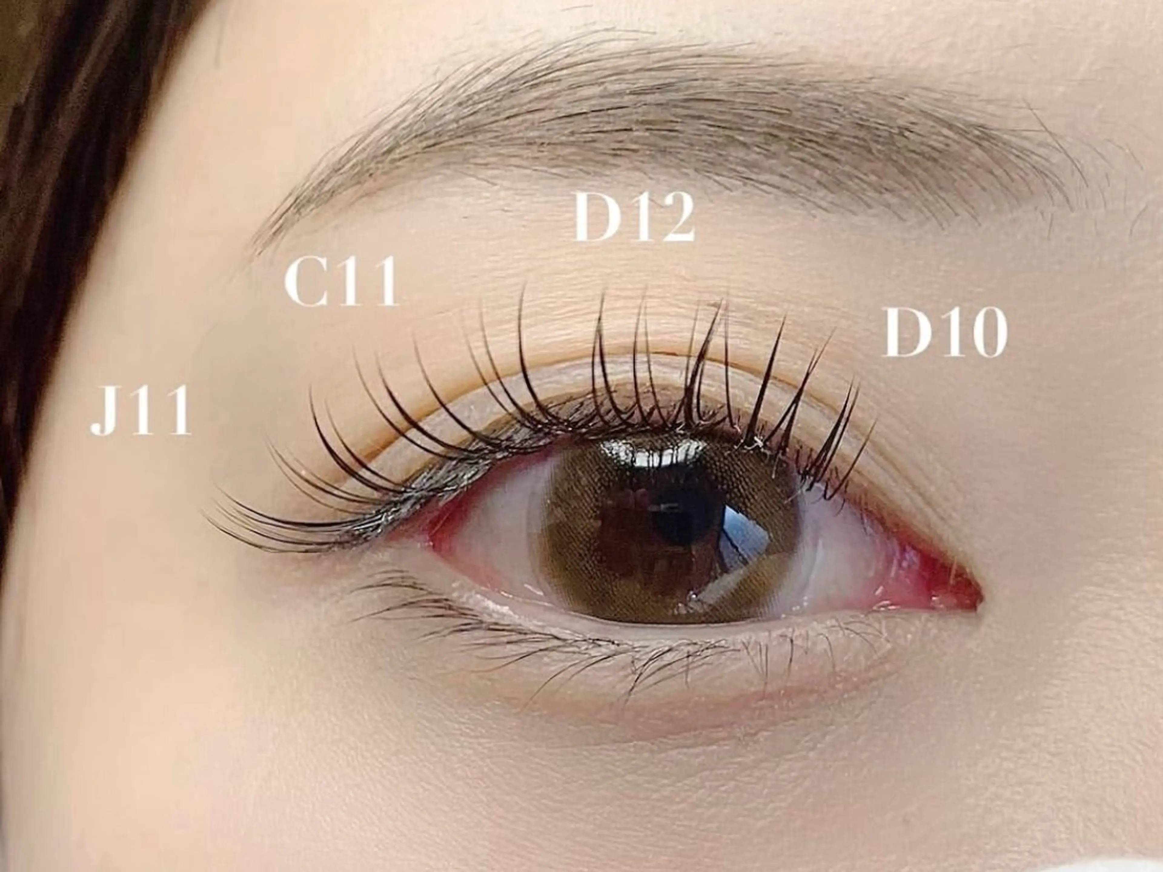 マツエク・マツパ フラットラッシュ Reve代官山 suzukaのマツエク・マツパデザイン