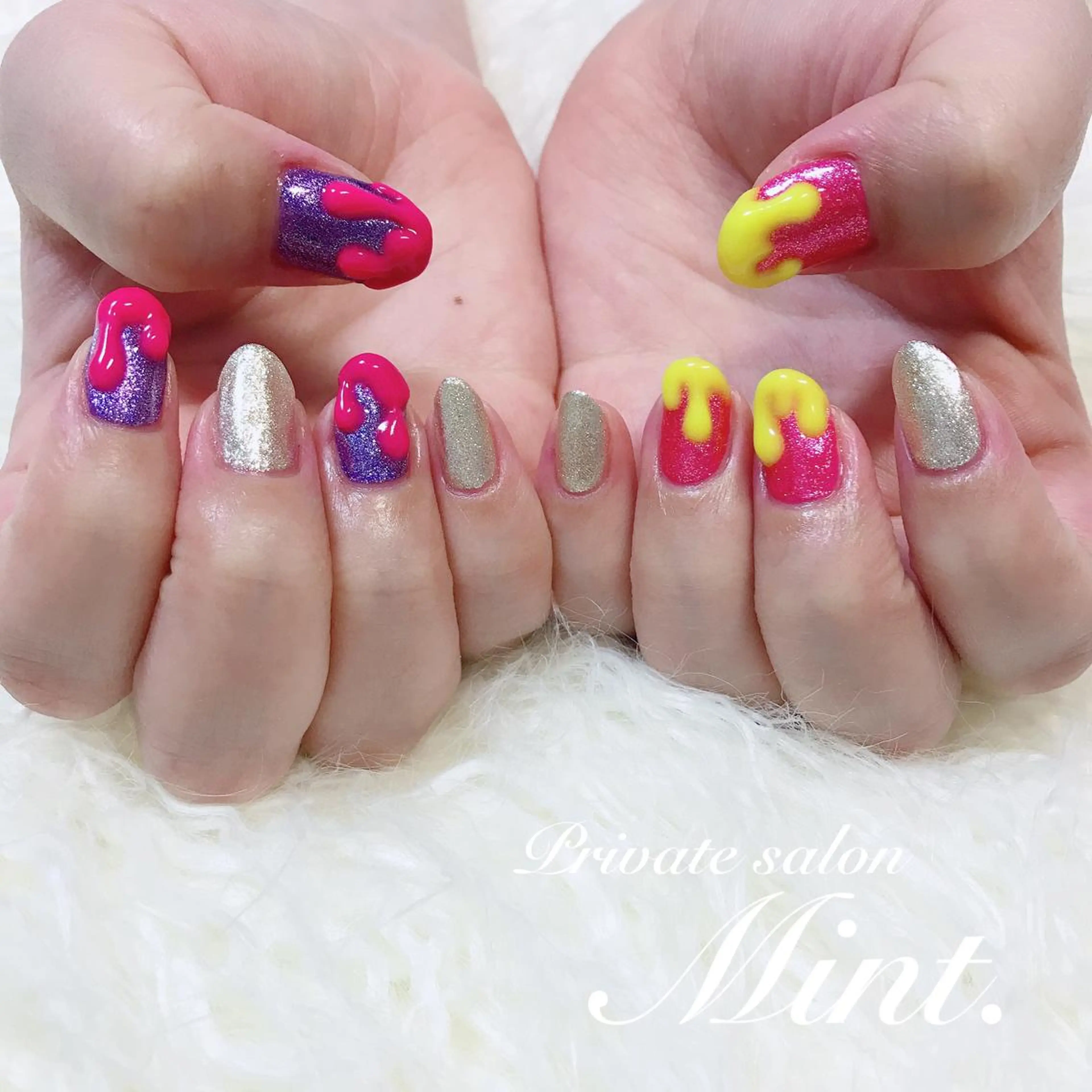 ショート ネイル ジェルネイル ハンドネイル Mint. nailのネイルデザイン