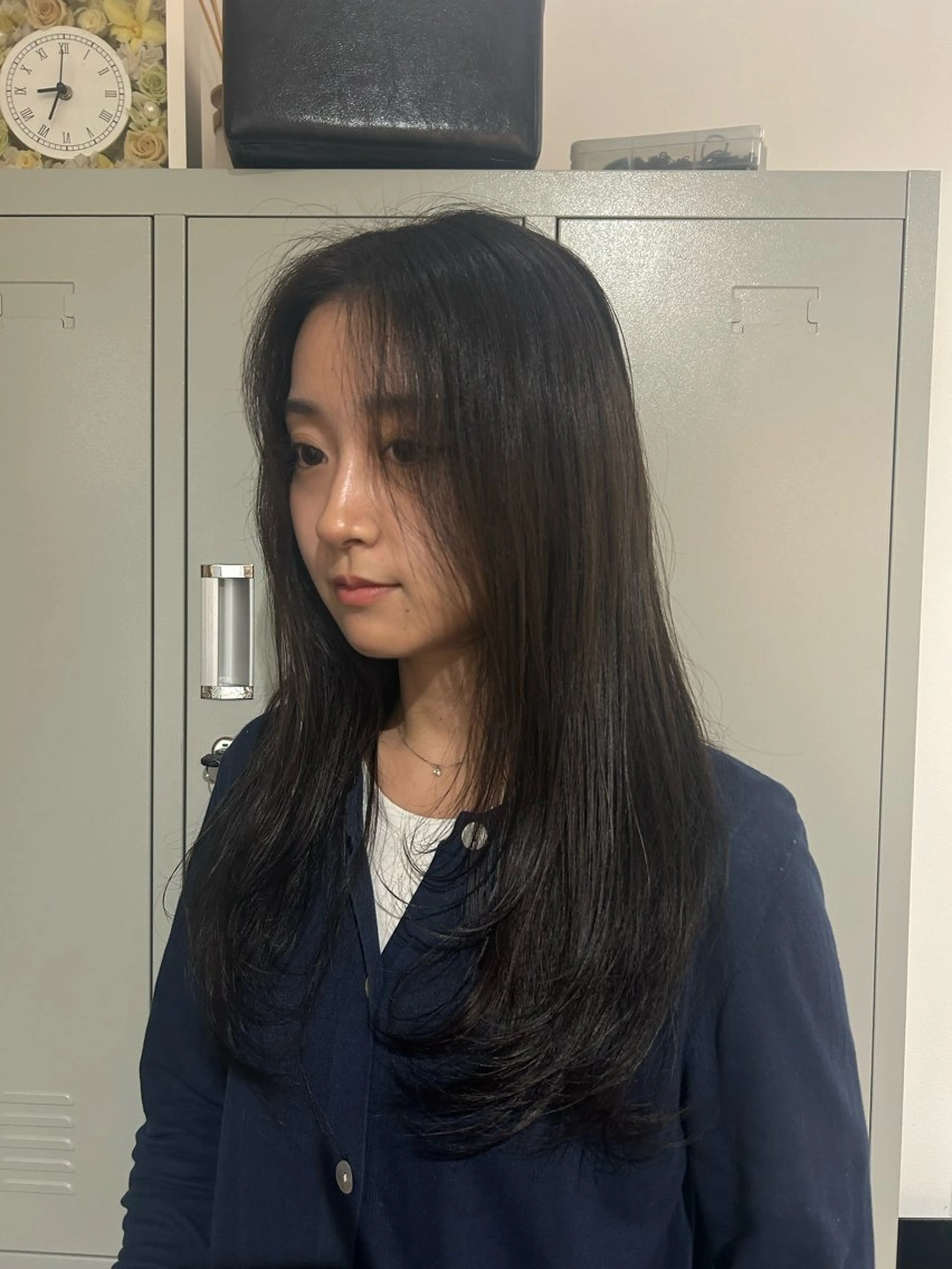 ロング ボブ 髪質改善 ロング 似合わせカット トリートメント ✨️ストレート ✨️久留米美容室のヘアスタイル