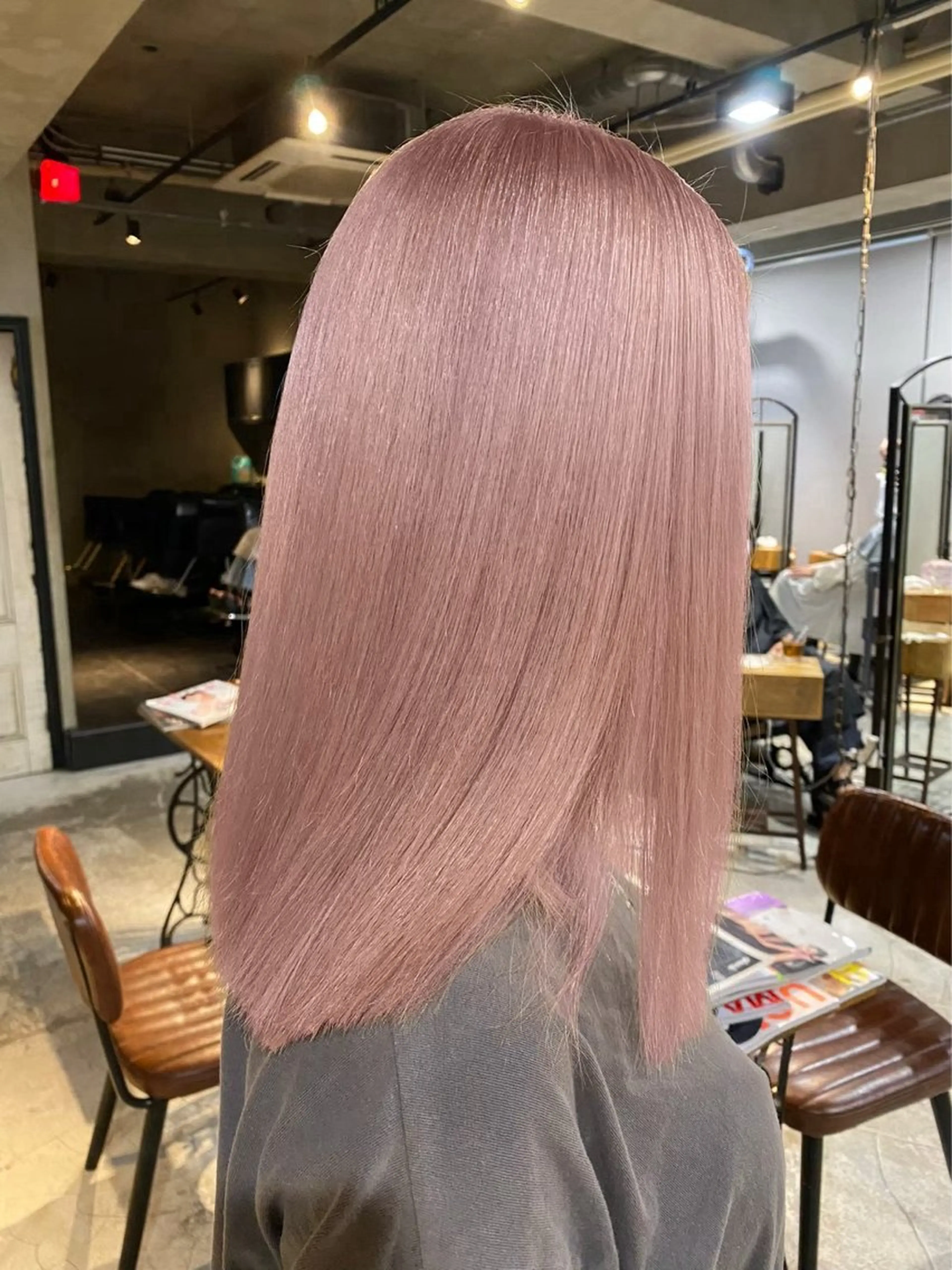 ミディアム カラー ヘアカラー トリートメント ヘッドスパ 派手髪/ハイトーン RIN🩵ྀིのヘアスタイル