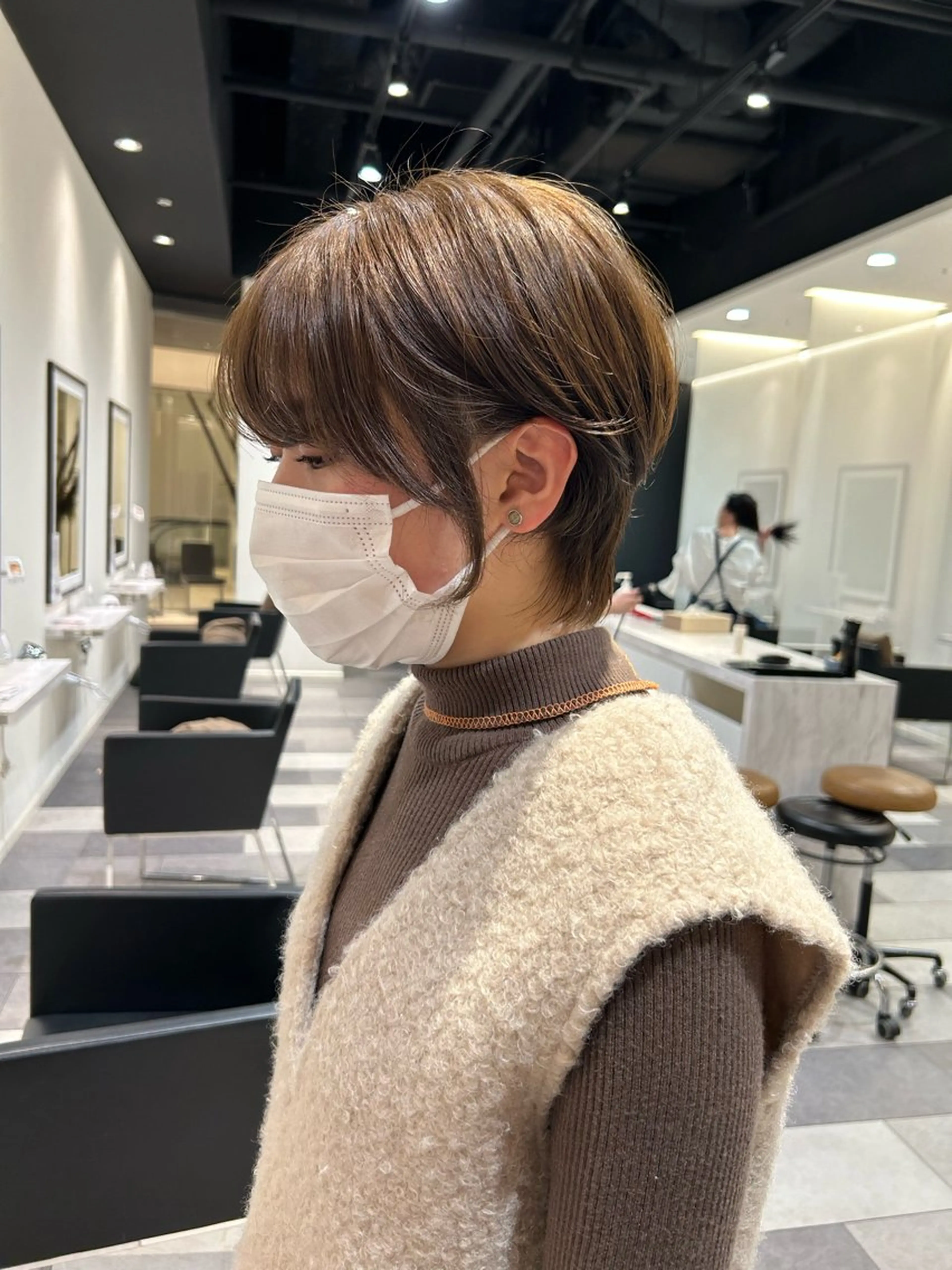 ショート カラー 美髪矯正/ 伊藤 更のヘアスタイル