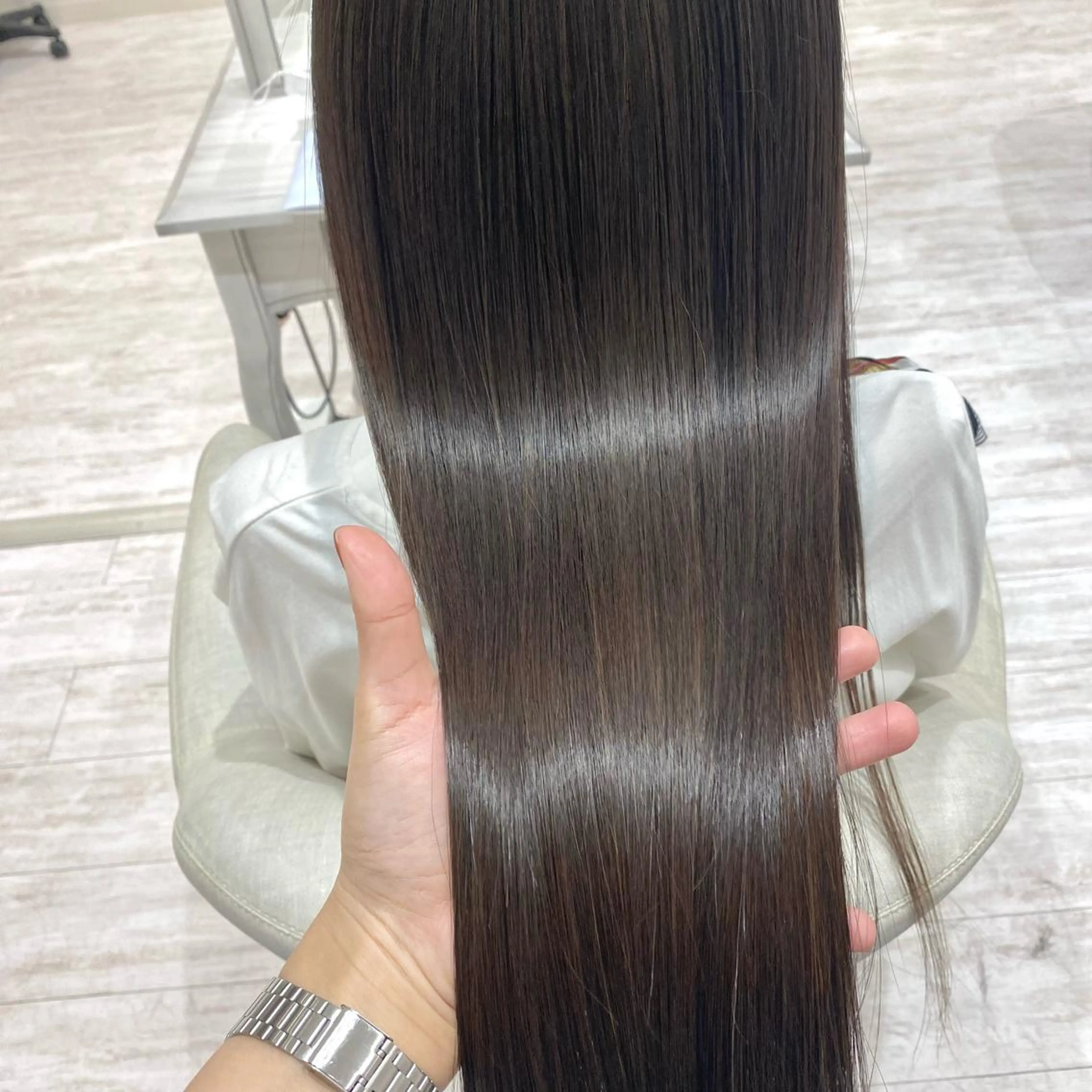 【髪質改善🌱】カット＋カラー＋美髪縮毛矯正（酸性ストレート変更＋¥2000）の写真